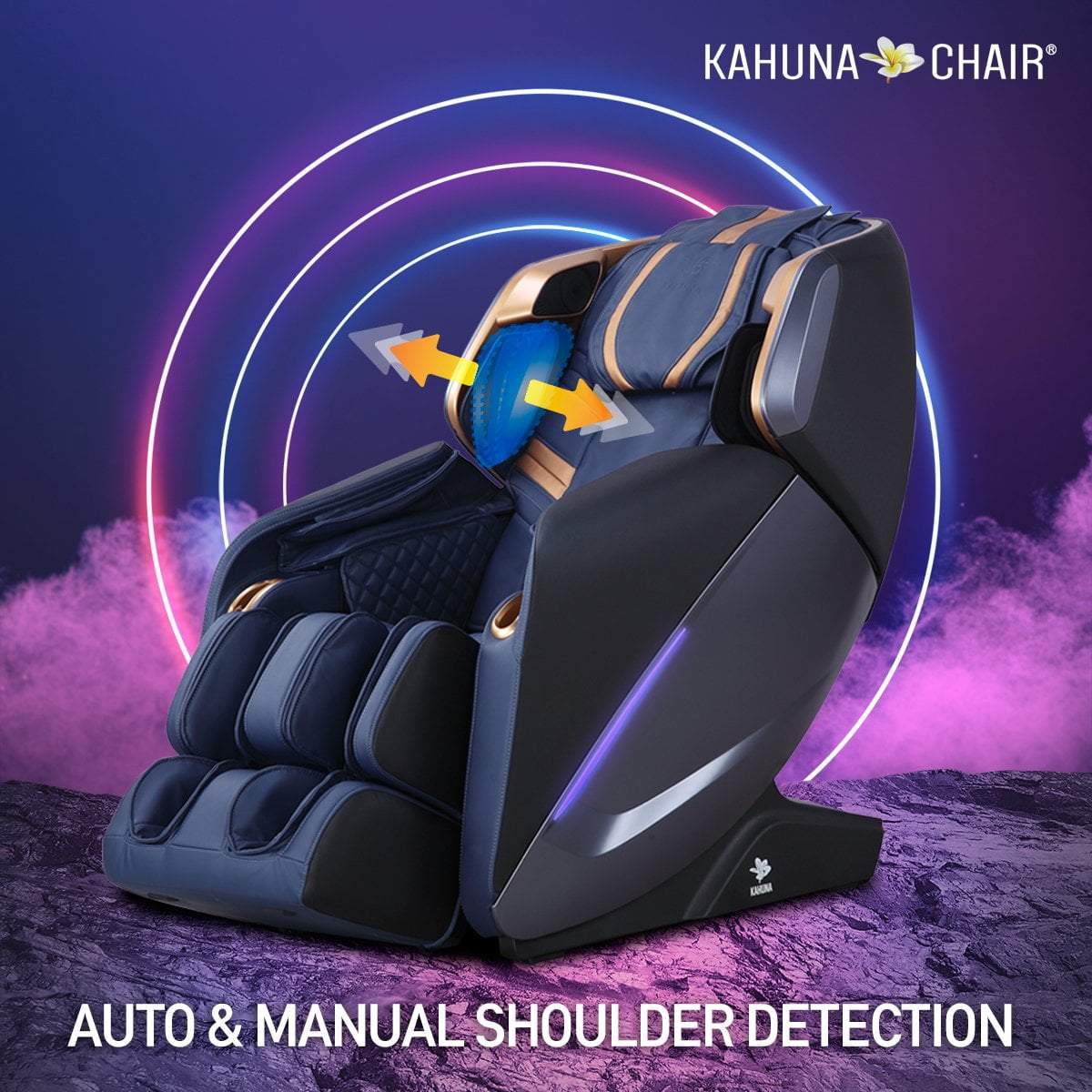 Kahuna LM 9100 4D Massage Chair with Zero Gravity & Full Body Air Compression - Perfect for Home, Office & Relaxation Therapy