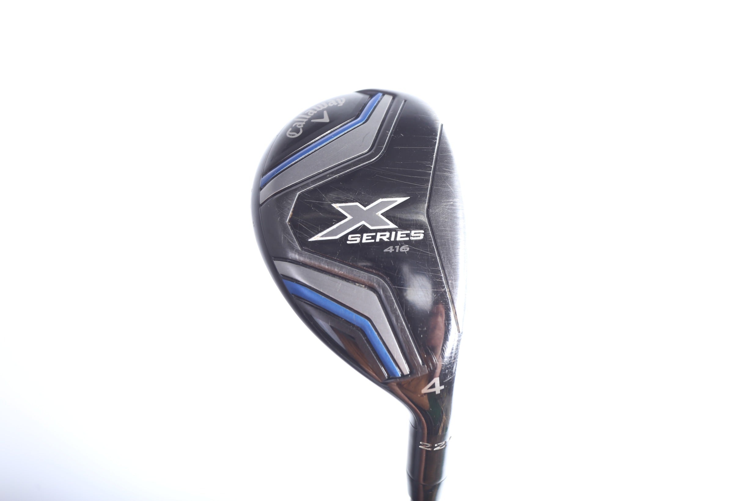 Used Callaway X Series N416 4H Hybrid Golf Club - Right Handed, 22 Degrees, Stiff Flex - Perfect for Mid-Handicap Golfers on Fairways & Rough