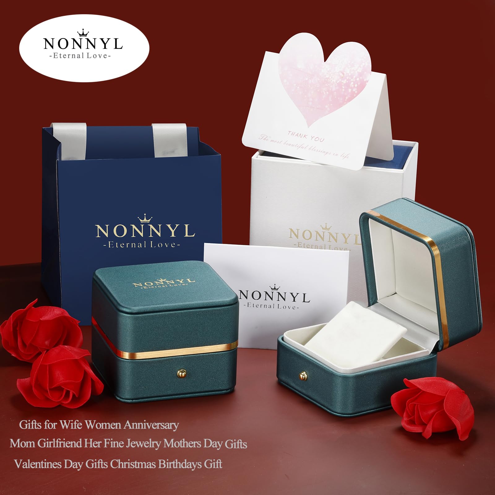 18k Gold Pearl Jewelry Set - Elegant Gifts for Women, Wife, Mother, Girlfriend | Birthday, Anniversary, Mother's Day, Christmas & Valentine's Day Presents | Perfect for Special Occasions & Everyday Wear
