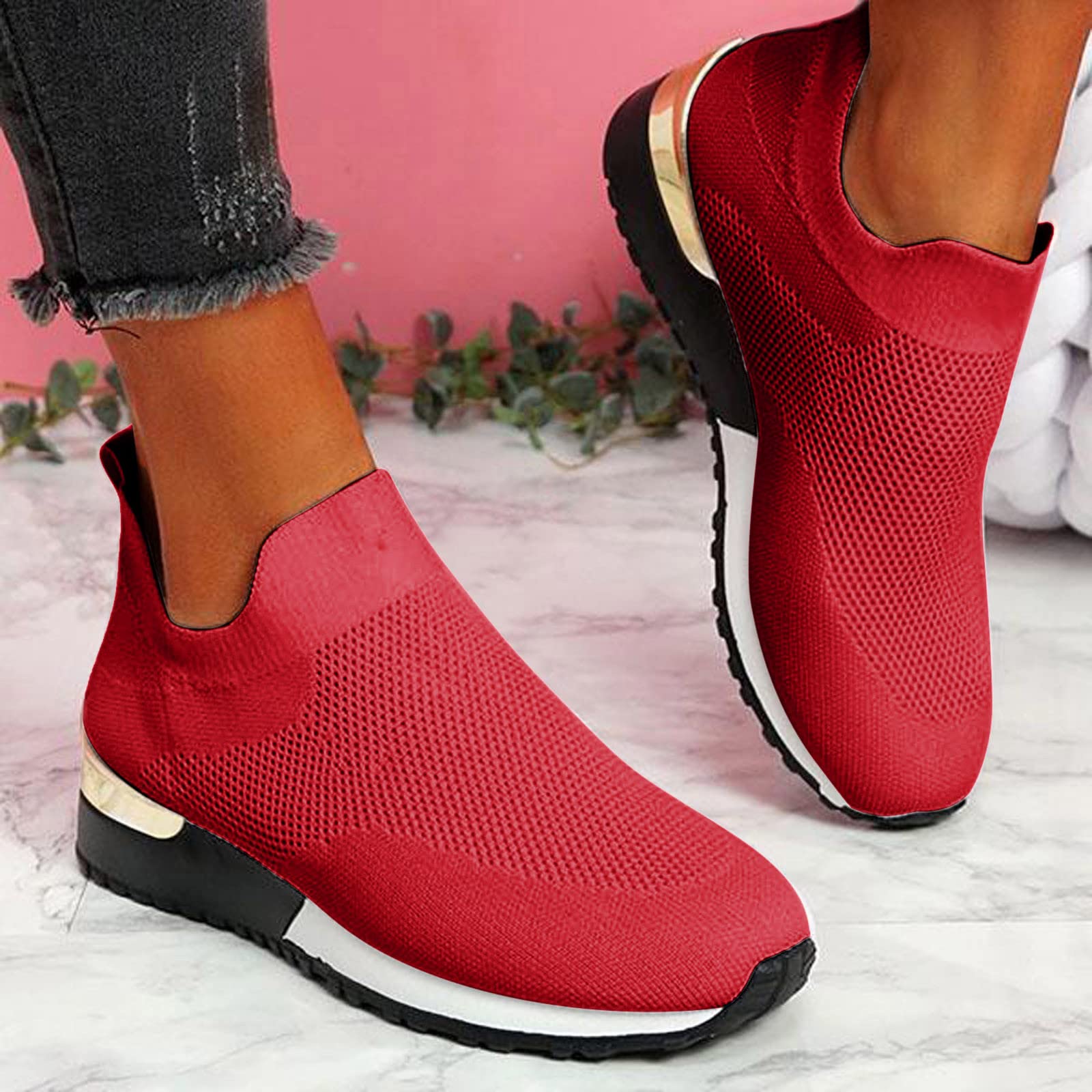 Women's Slip-On Sneakers - Comfortable Walking & Tennis Shoes for Women & Men - Business Casual Loafers in Brown & Black | Perfect for Work, Travel & Everyday Wear