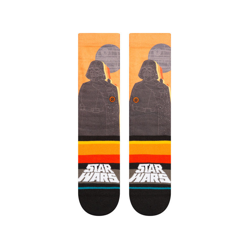 Stance Darth by Jaz Kids Crew Socks - Star Wars Themed Socks for Boys & Girls - Perfect for School, Sports & Everyday Wear