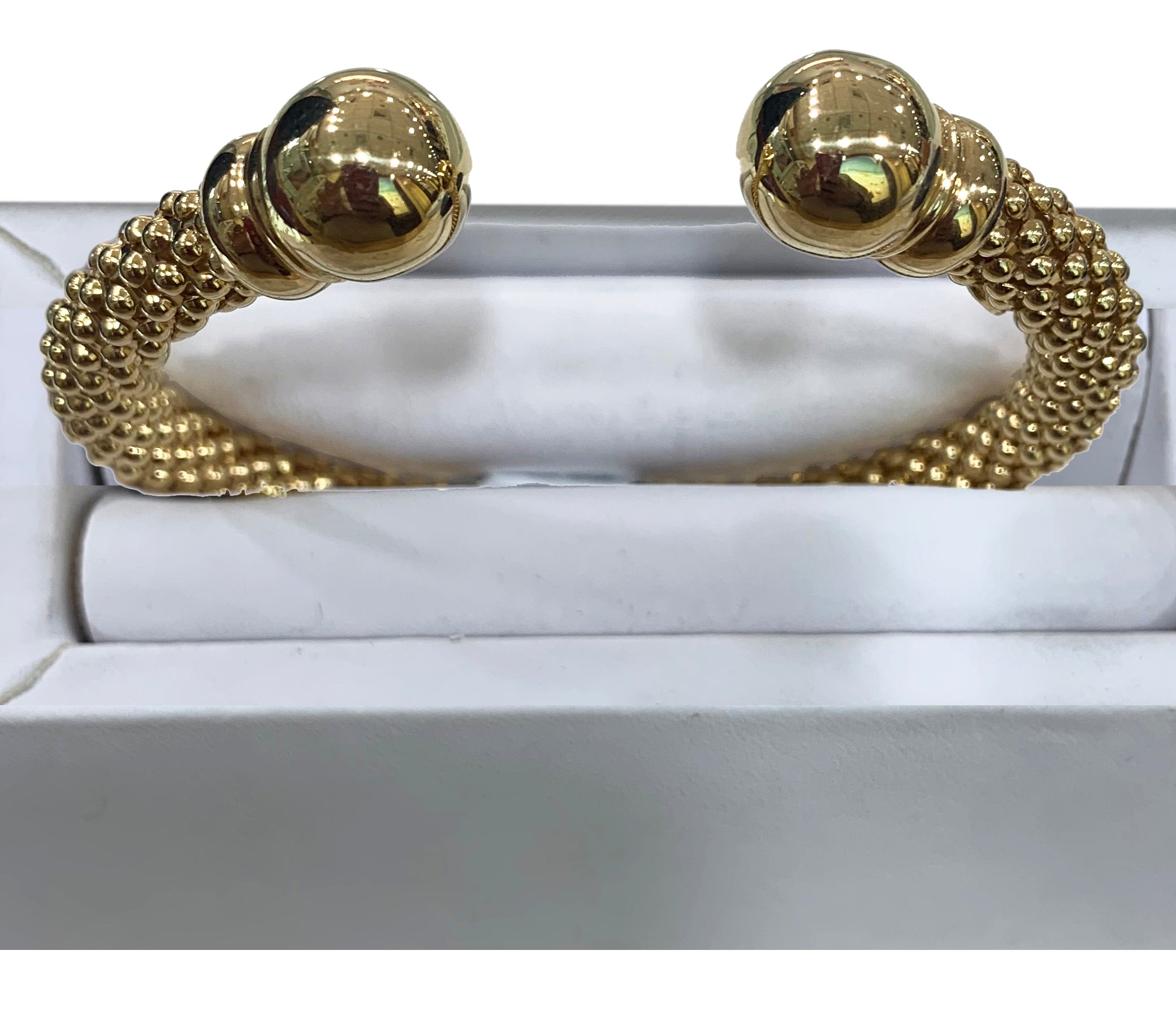 14K Gold Bangle Bracelet for Women - Elegant & Dainty Jewelry Gift for Her - Perfect for Weddings, Anniversaries & Special Occasions