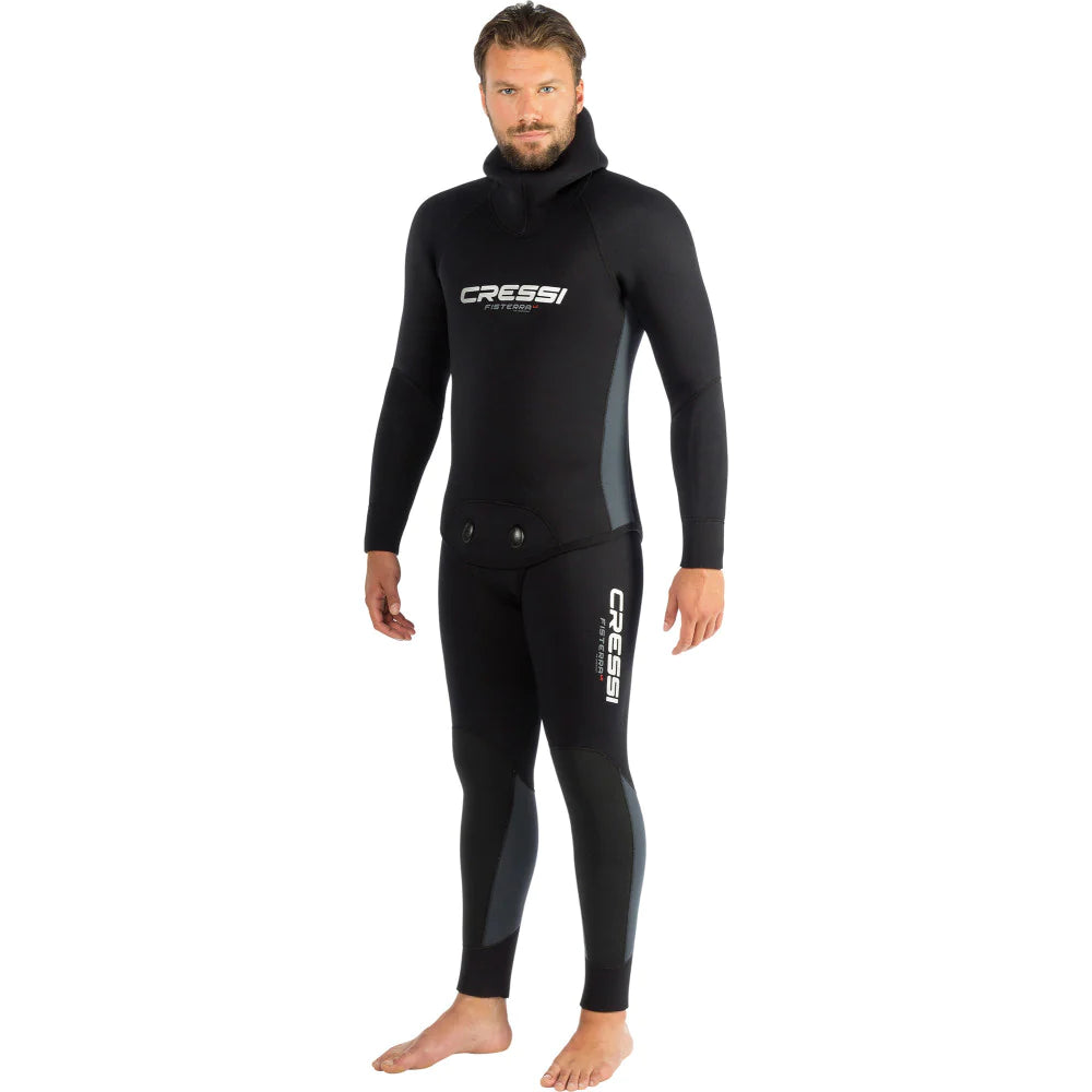 Cressi Fisterra 8mm Wetsuit for Scuba Diving & Spearfishing - Premium Neoprene Diving Suit for Cold Water & Ocean Adventures