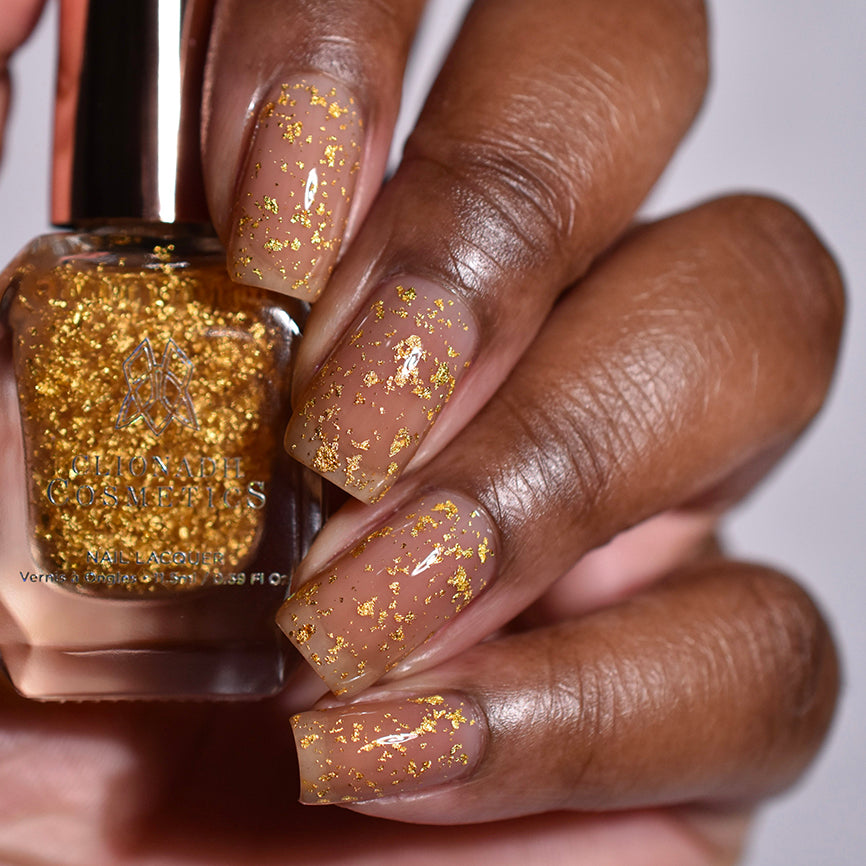 Golden Prairie Nail Polish - Long Lasting Vegan Nail Lacquer with High Gloss Finish - Perfect for Manicures, Pedicures & Nail Art