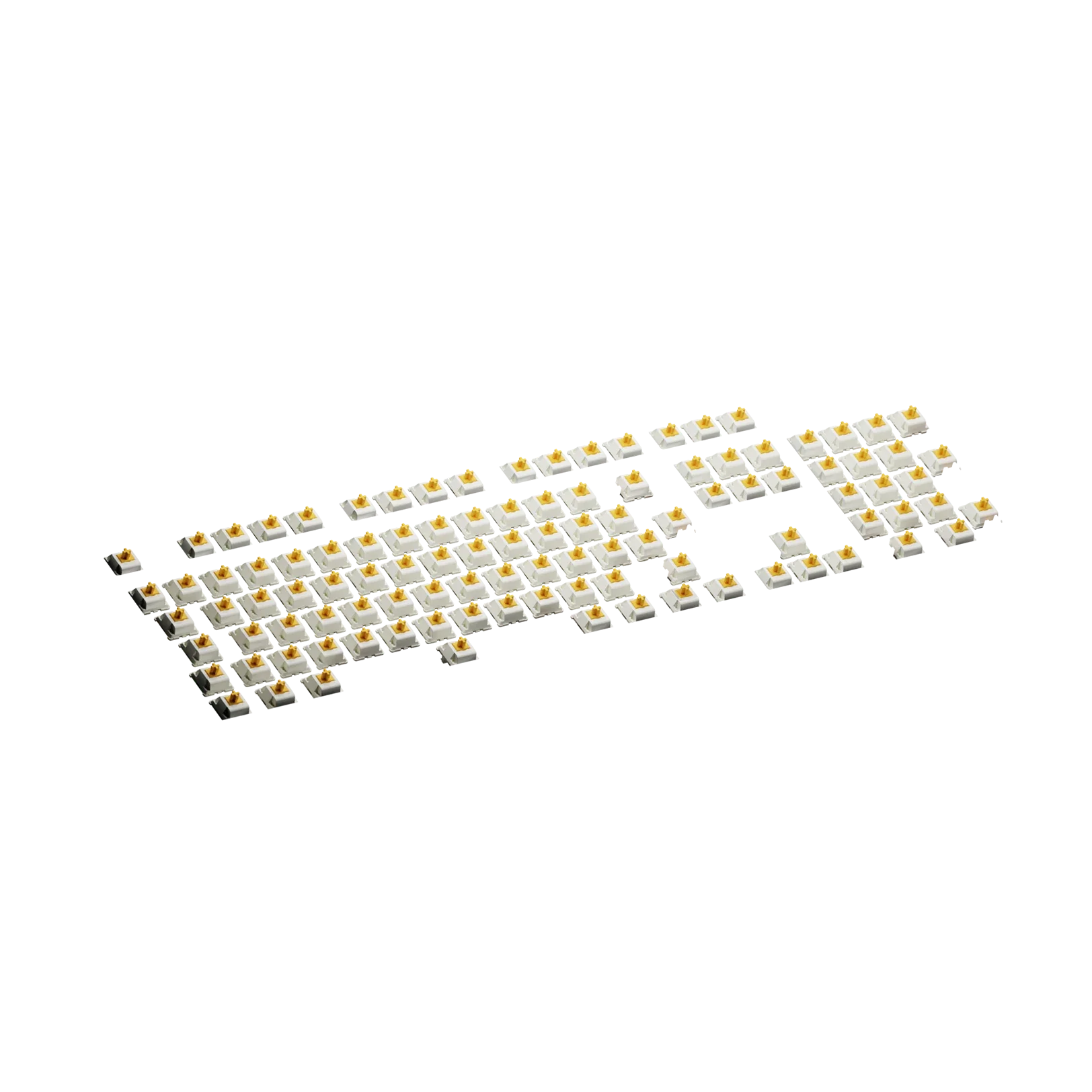 Glorious Panda Mechanical Keyboard Switches - MX Style, 100-Pack, ISO Layout - Perfect for Gaming, Typing & Custom Keyboard Builds