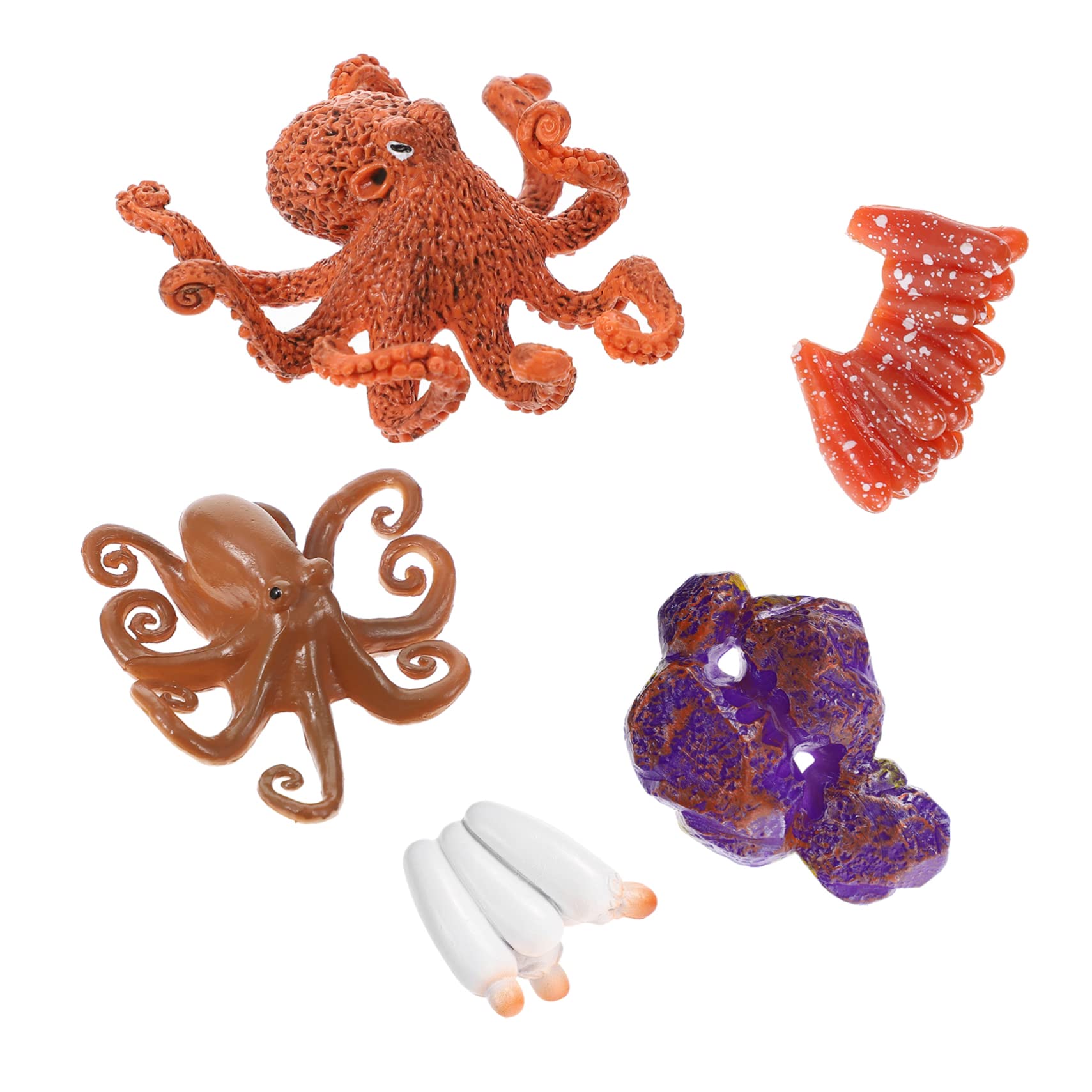 TOYANDONA Frog Life Cycle Toy Set - Cognitive Learning Model for Kids, Simulation Animal Growth Figure, Educational Octopus Life Cycle Display - Perfect for Science Classrooms & Homeschooling Activities