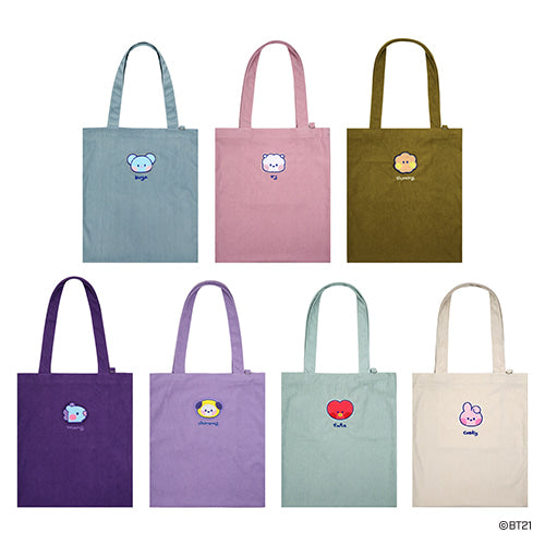 BT21 Mini Boucle Eco-Friendly Tote Bag - Mang (Cute & Sustainable Shopping Bag for Groceries, Beach, Work & Daily Use)