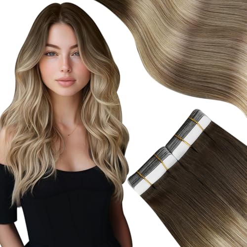 #3T22P8 Brown Ombre Medium Blonde with Chestnut Brown