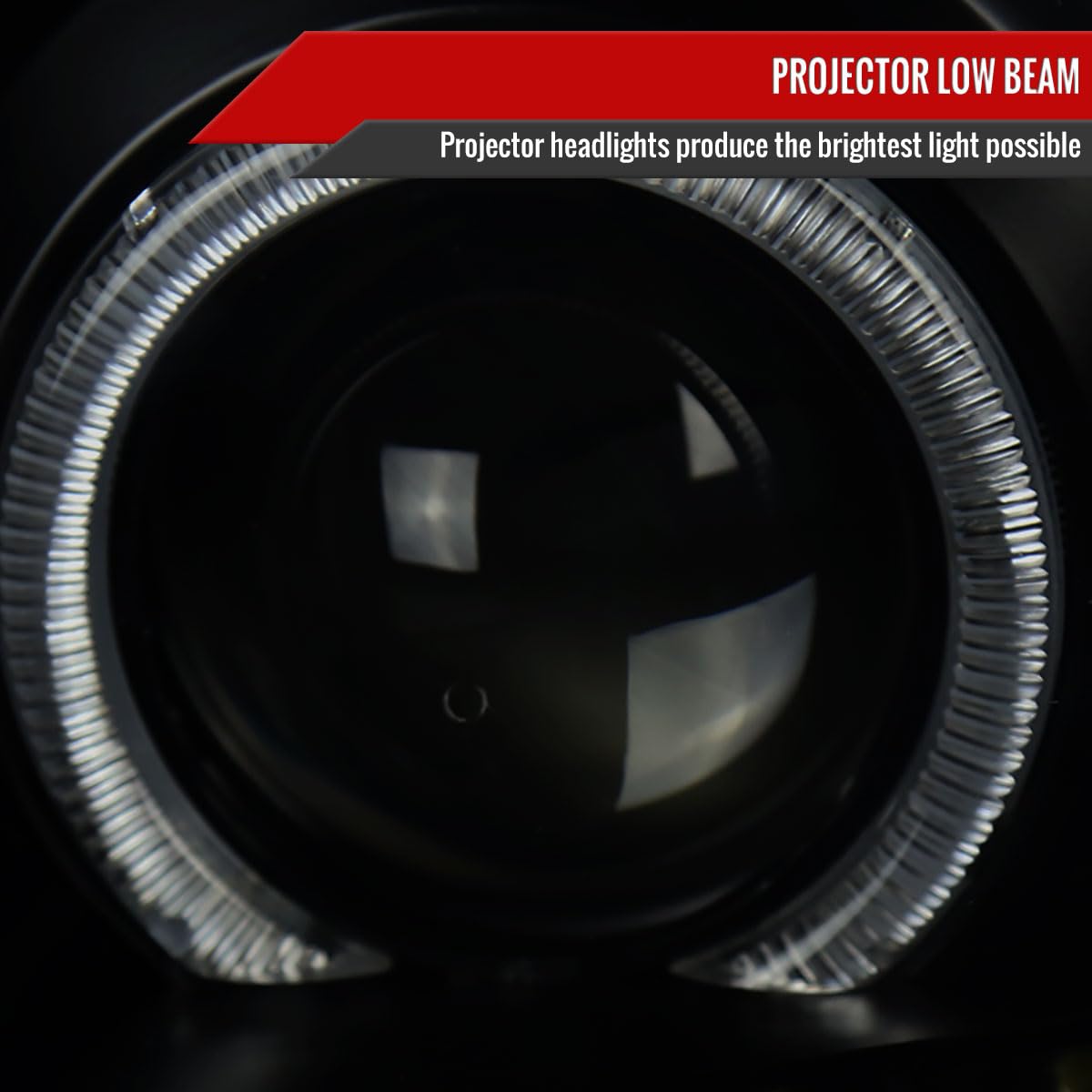 Black Smoke LED DRL Strip Halo Projector Headlights Compatible with 2002-2006 Models - Upgrade Your Car's Style & Visibility for Night Driving & Custom Looks