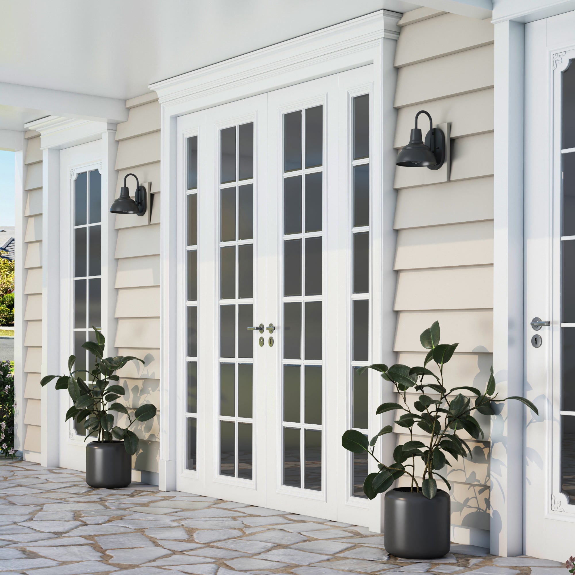 Brightondale Outdoor Wet Rated Coach Light in Espresso Finish - Durable Porch & Patio Lighting for Enhanced Curb Appeal