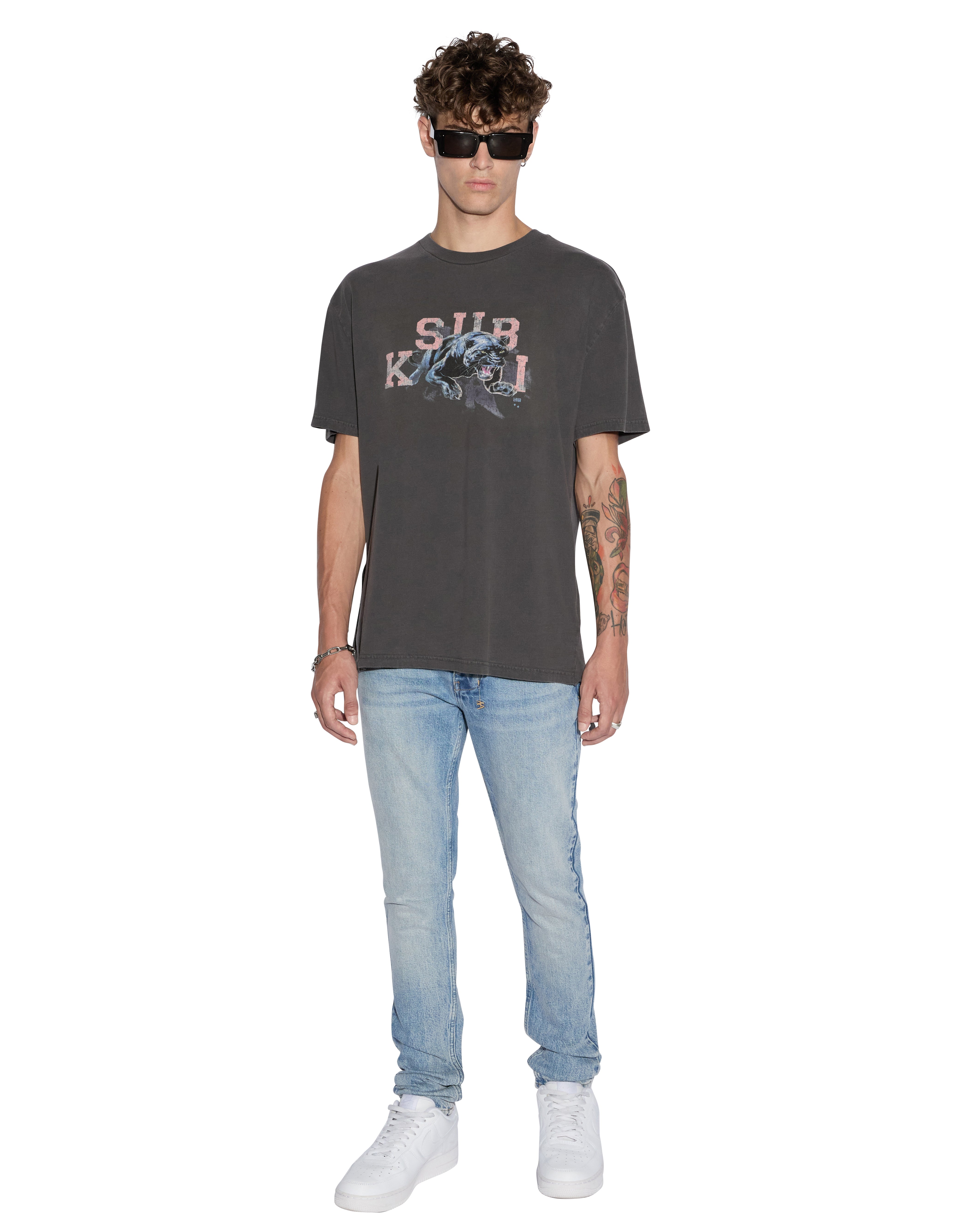 APEX BIGGIE SS TEE FADED BLACK - Premium Cotton Short Sleeve T-Shirt for Men, Streetwear Fashion, Casual Wear for Everyday Outfits & Urban Lifestyle