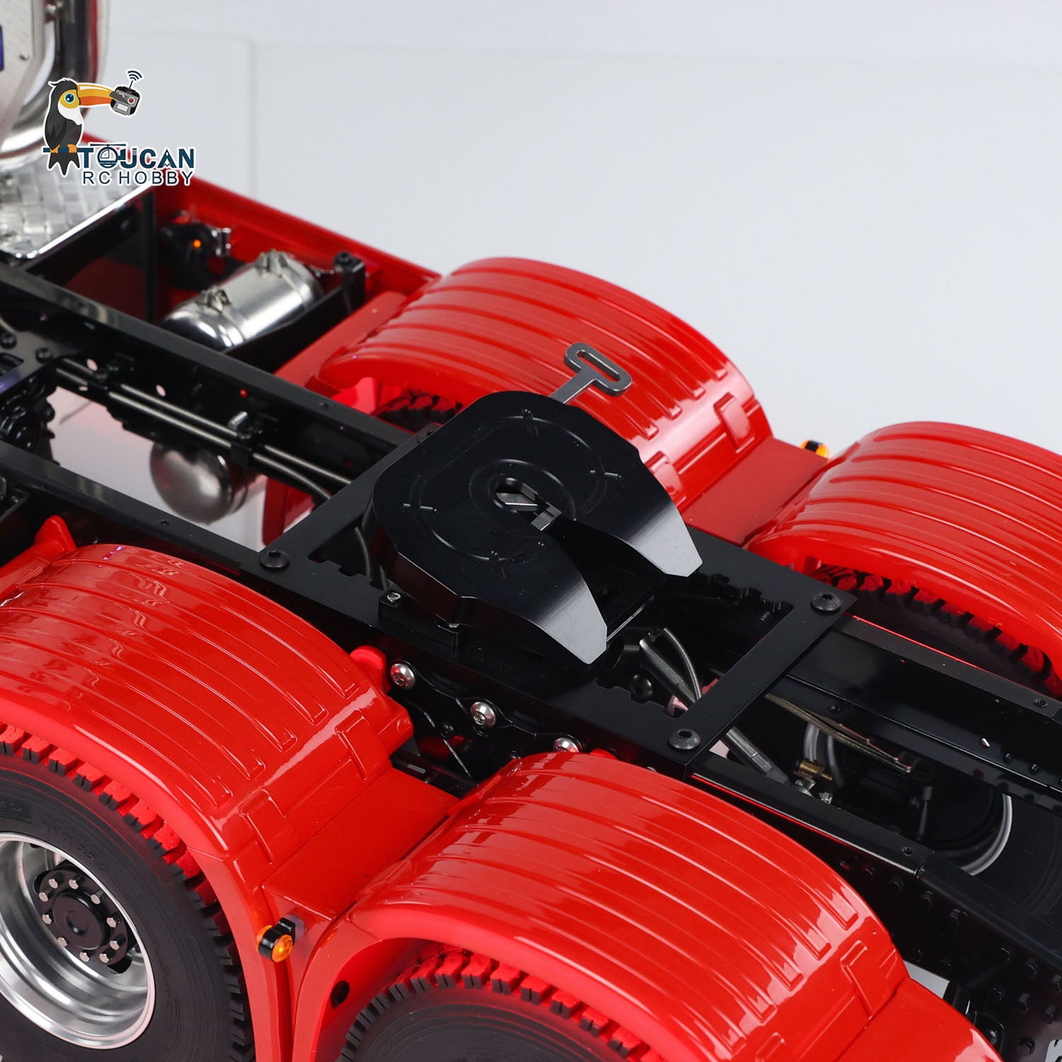 1/14 Scale ST8 RC Tractor Truck - 6x6 Metal Chassis, 2-Speed Transmission, Realistic Sound & Painted Body - Remote Control Simulation Vehicle for Hobbyists & Collectors - Perfect for Off-Road Racing, Farm Simulation & Display Models