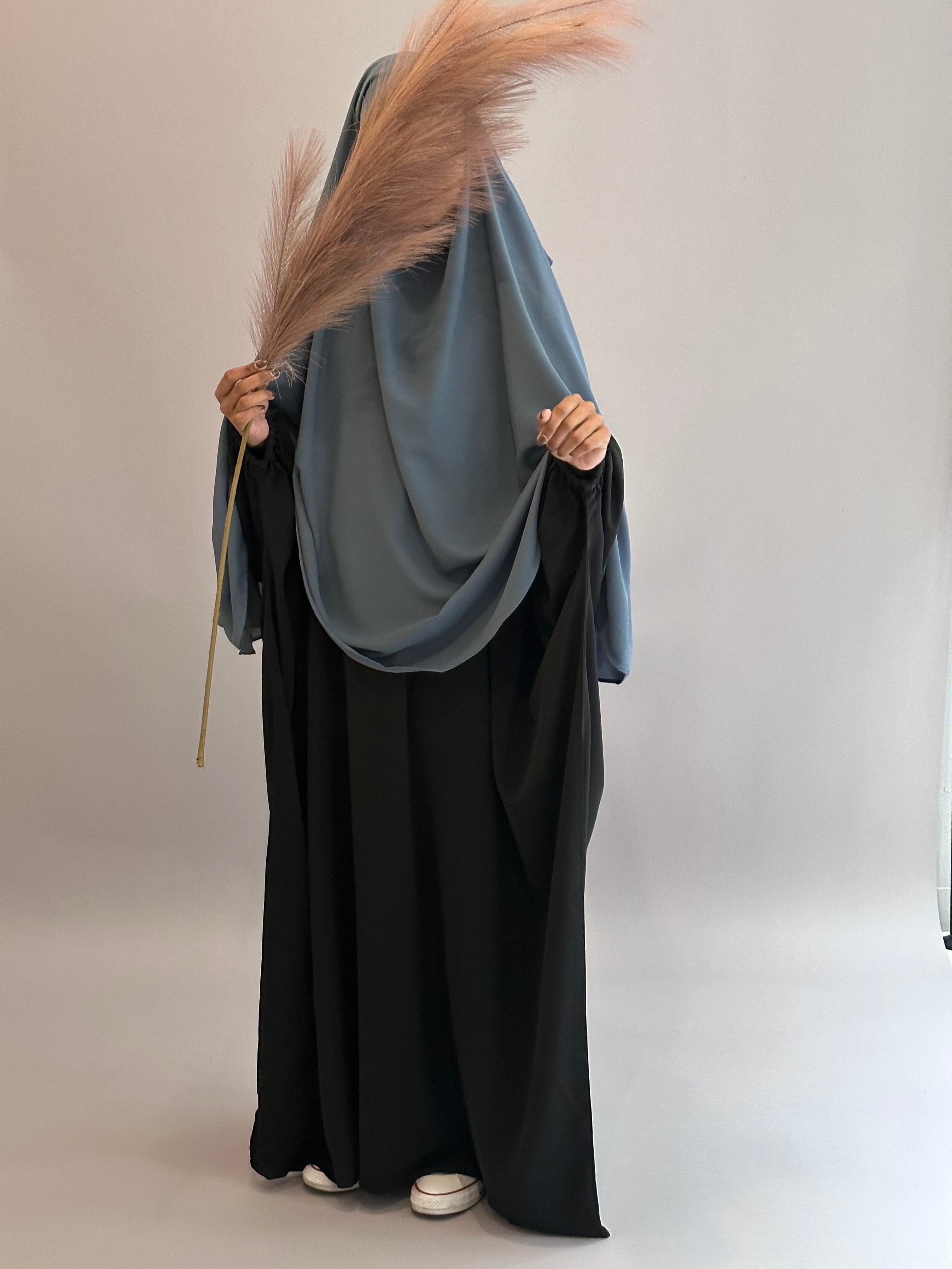 3 Layer Khimar Scarf - Modest Muslim Prayer Hijab - Lightweight & Breathable Fabric for Women - Perfect for Prayer, Daily Wear, and Special Occasions