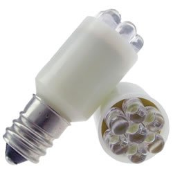 High-Precision LED Light Bulb Replacement 6S6/RED-LED - Durable & Energy Efficient for Home, Office, and Automotive Lighting Needs