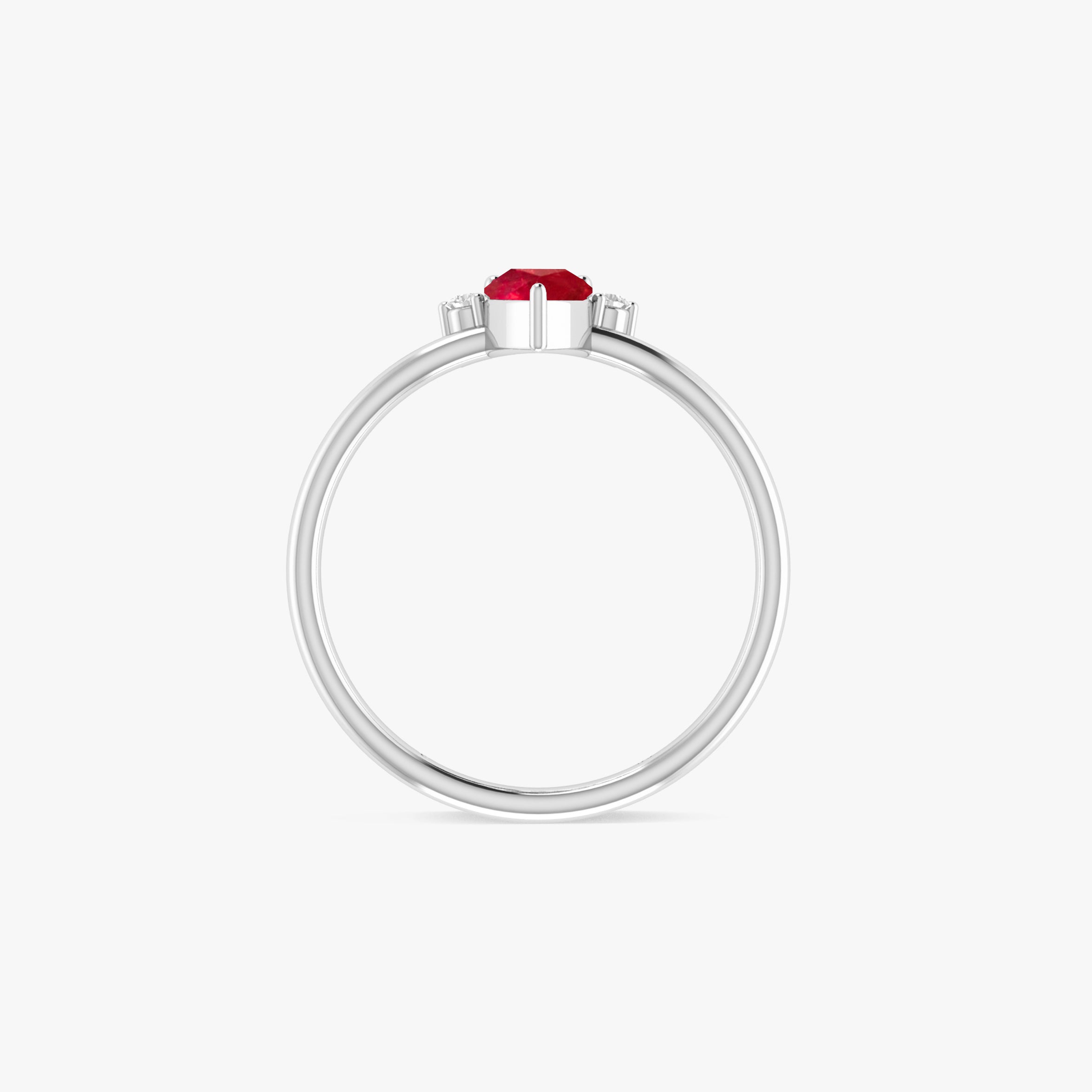 Genuine Red Ruby Pear Gemstone Ring for Women – Elegant Vintage Jewelry for Weddings, Anniversaries & Special Occasions