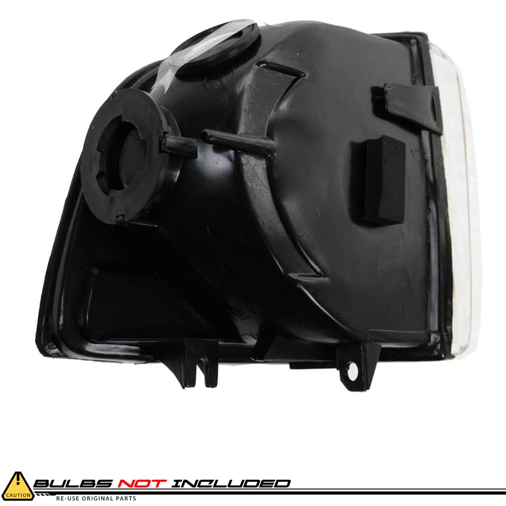 Halogen Replacement Corner Lights for 1994-2002 Dodge Ram Pickup (Non-Sport Package) - Compatible with CH2520119, CH2521119, 55054773AB, 55054772AB - Perfect for Night Driving & Off-Road Adventures