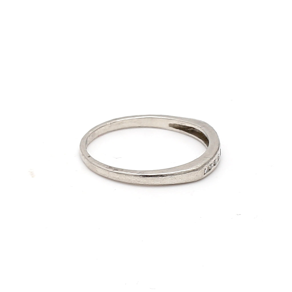 0.18 Carat Round Brilliant H SI1 Diamond Platinum Wedding Band Ring - Perfect for Engagement, Anniversary & Bridal Jewelry Gifts