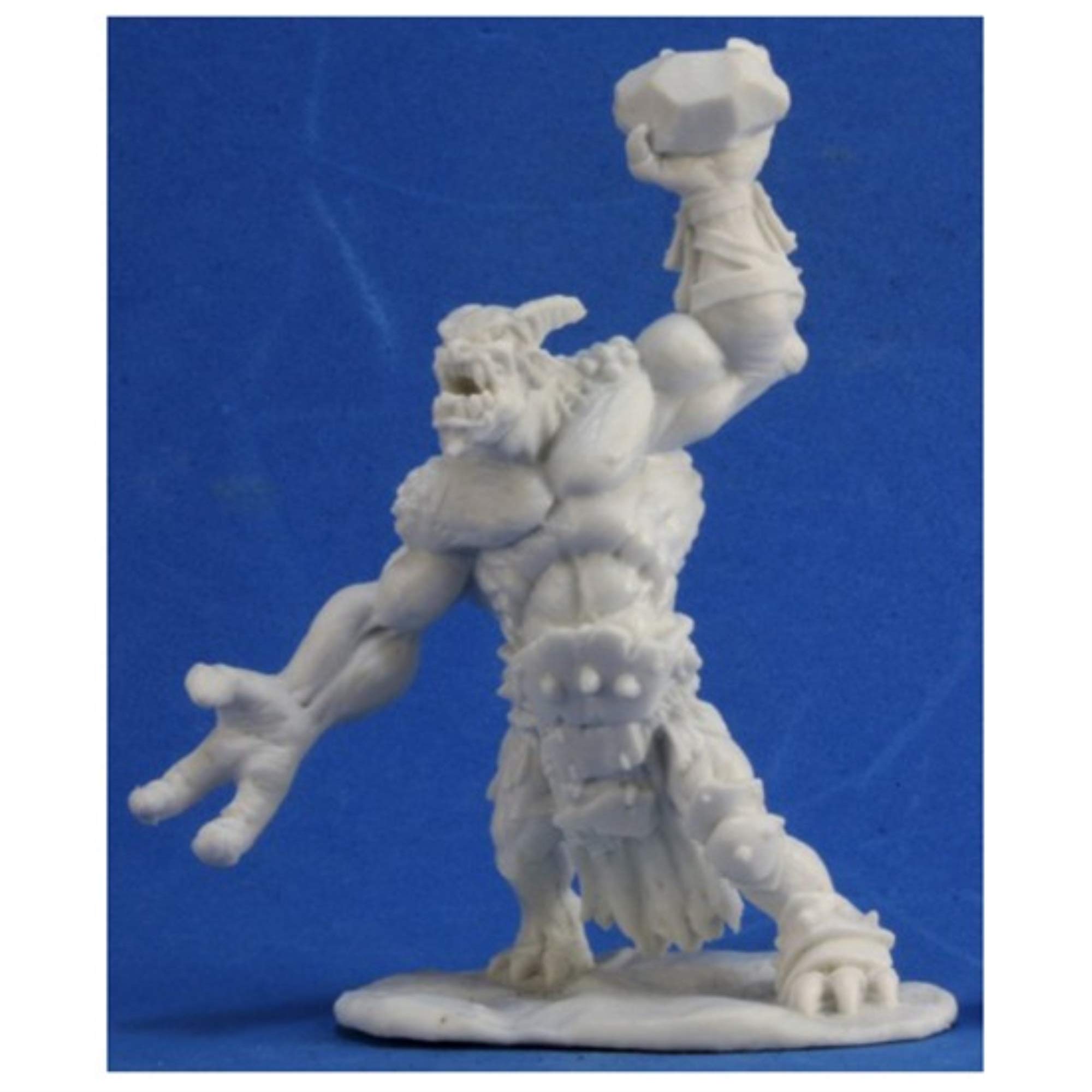 Reaper Bones Ice Troll Miniature - Highly Detailed Fantasy Tabletop RPG Mini for D&D, Pathfinder & Wargaming - Perfect for Painting & Collecting