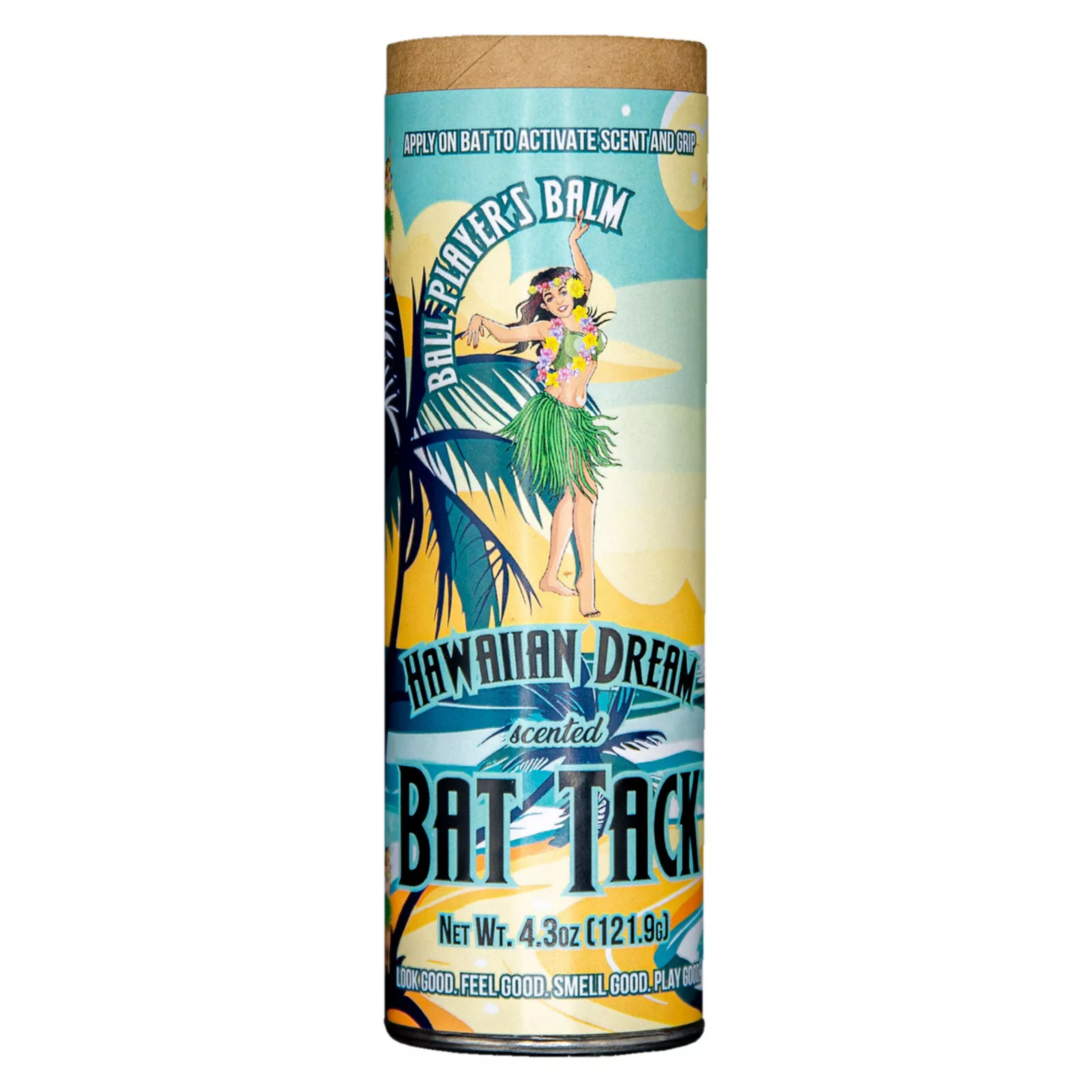 Hawaiian Dream Scented Baseball Bat Grip Wax - Non-Slip Batting Glove Enhancer for Baseball & Softball Players | Perfect for Training, Games & Hot Weather Play