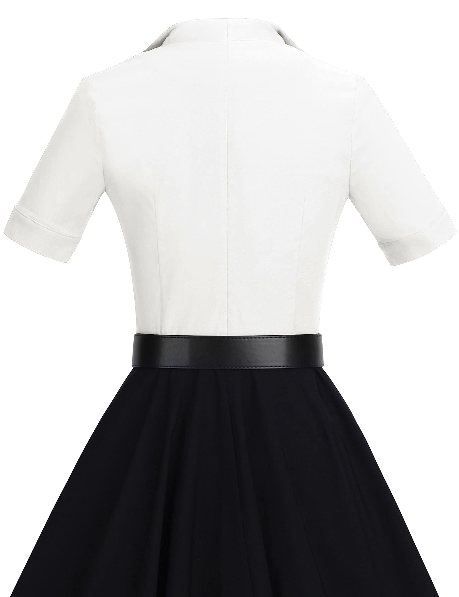 GownTown 1950s Vintage Women's Midi Shirt Dress with Belt - Elegant Cocktail Party Dress for Women | Perfect for Evening Parties, Weddings, and Special Occasions