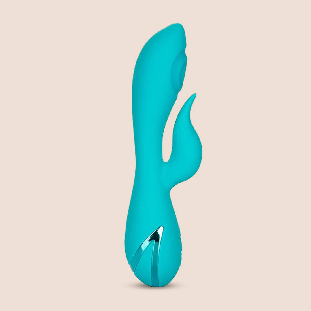 California Dreaming® Santa Monica Starlet Silicone G-Spot Vibrator - Dual Stimulation with Thumping & Vibration for Intense Pleasure | Perfect for Couples Play & Solo Exploration