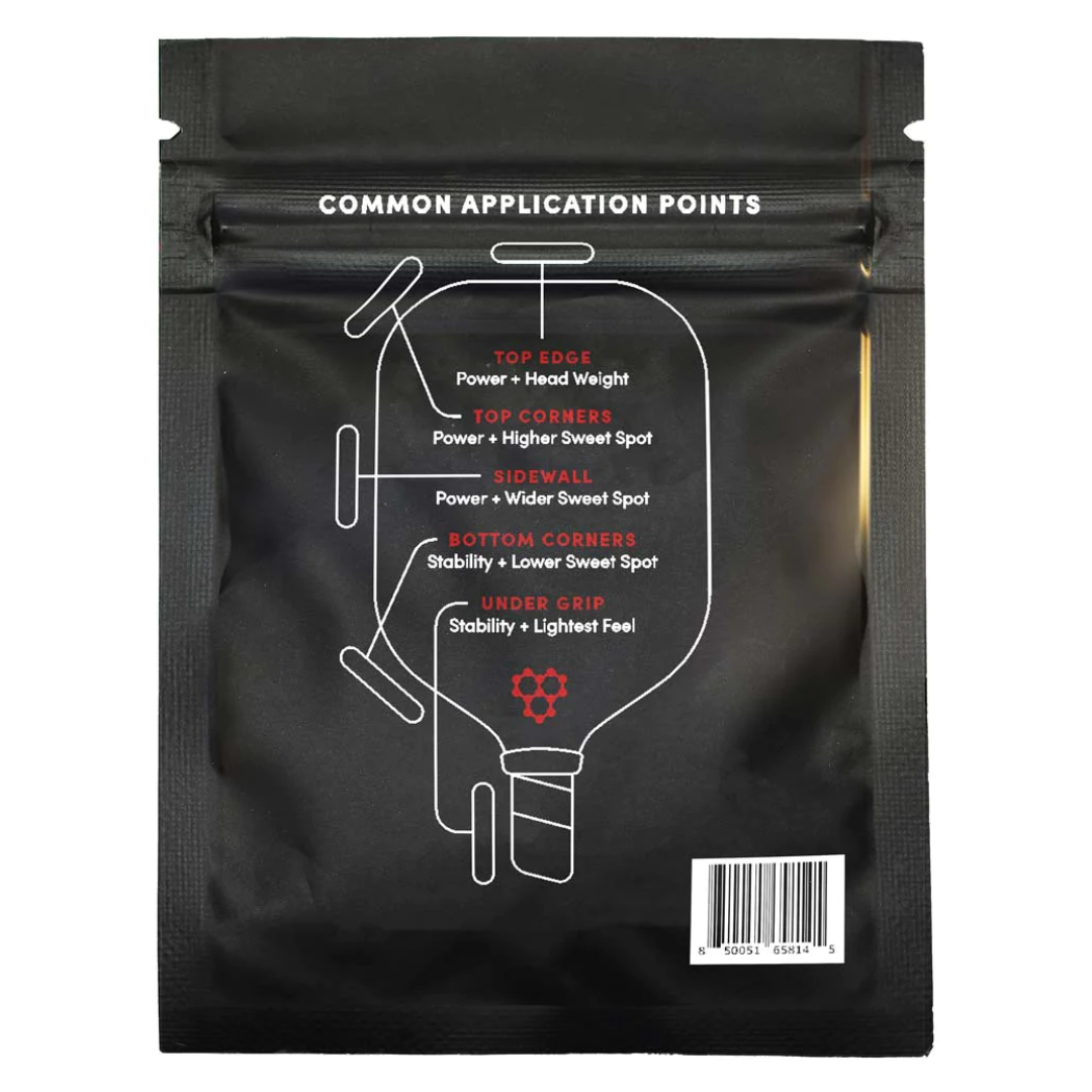 CRBN Lead Tape Strips for Golf Clubs - High Density Tungsten Weight Strips for Swing Balance & Control - Perfect for Golfers, Tennis & Baseball Players - Improve Performance on the Course & Court
