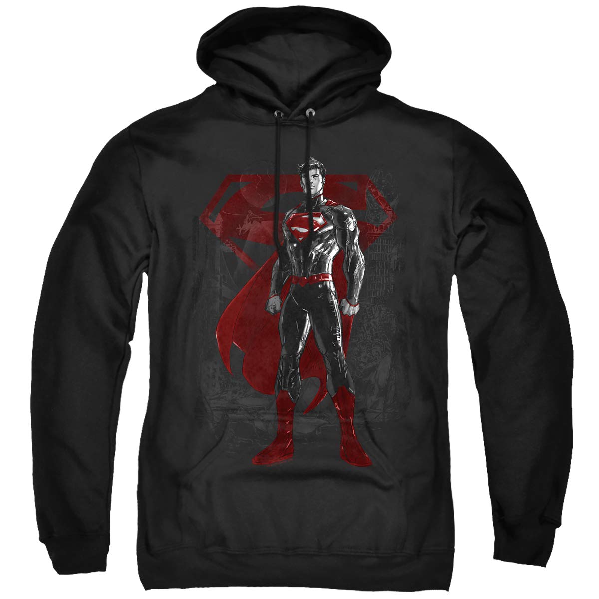 Superman Hoodie for Adults - Unisex Pullover for Casual Wear