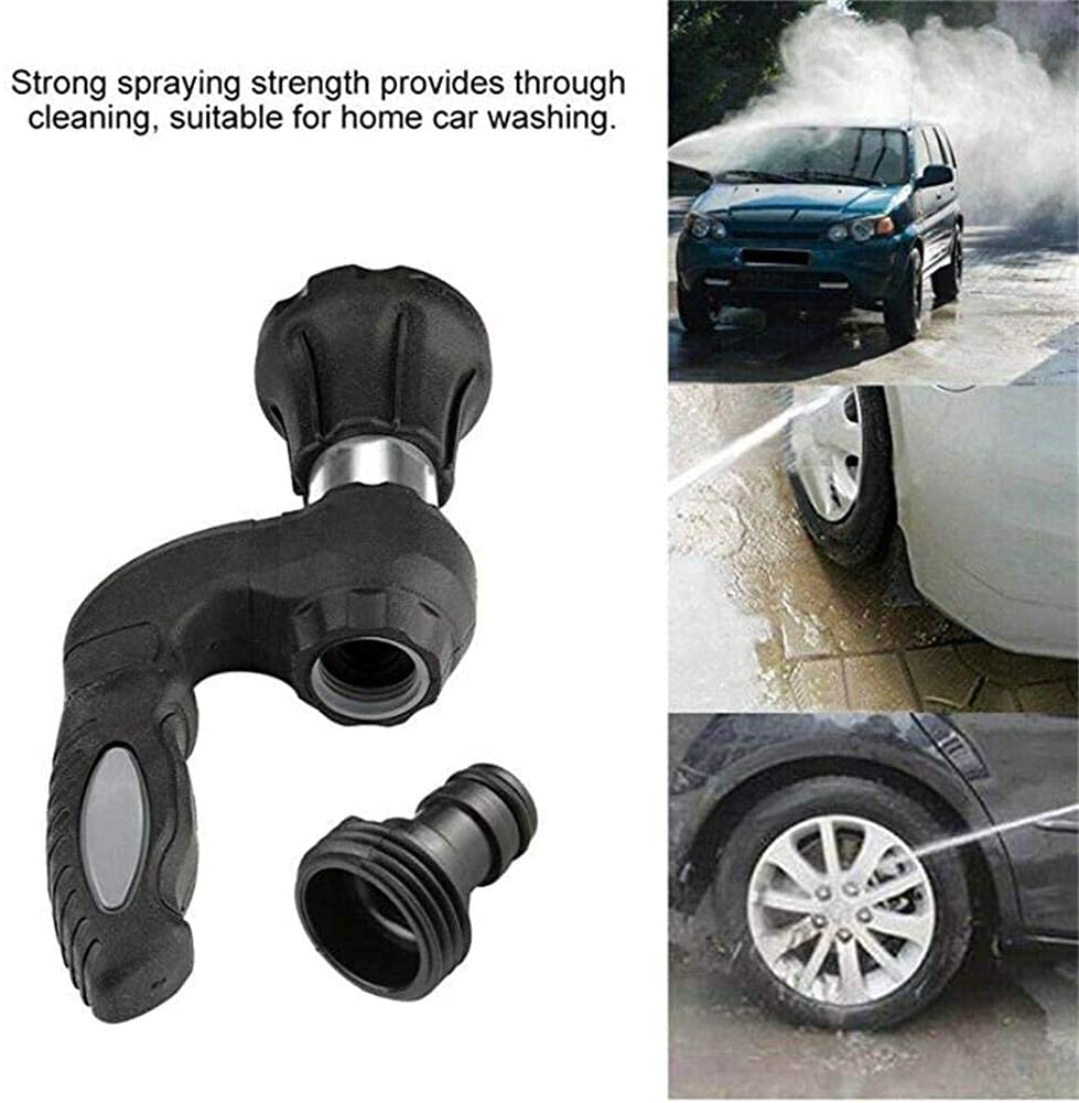 **Heavy Duty Garden Hose Spray Nozzle - Adjustable High Pressure Water Sprayer for Lawn, Plants, Car Washing - Perfect for Gardening, Cleaning & Outdoor Use**
