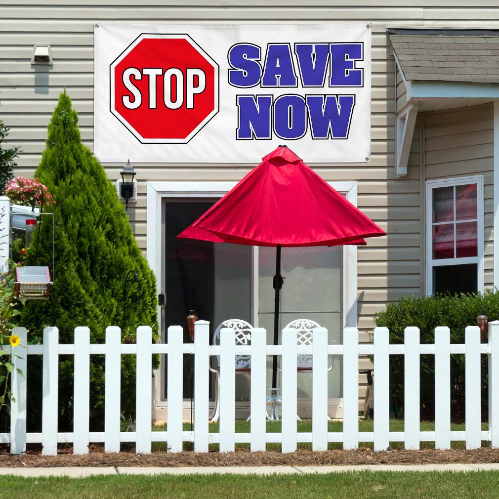 Vinyl Banner - 60x144 Inches, Weatherproof Outdoor Sign with 10 Grommets for Business Advertising, Yard Signs, Events | Multiple Sizes Available | Perfect for Store Promotions, Construction Sites, and Sports Events