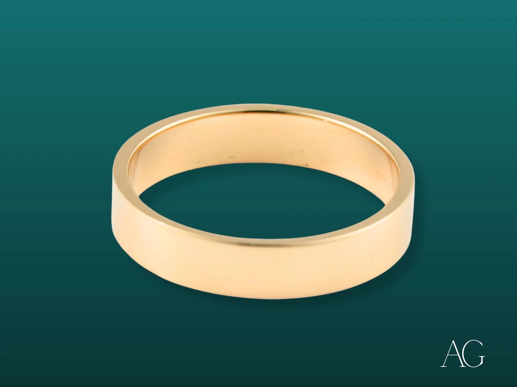 Essence Linea 4mm Minimalist Ring - Elegant Thin Gold Band for Women | Perfect for Everyday Wear, Stacking & Special Occasions