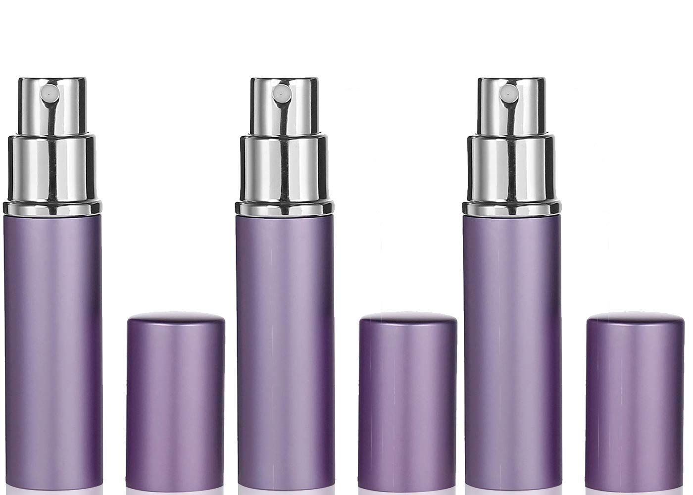 3pcs 6ml Portable Mini Refillable Perfume Atomizer - Empty Glass Spray Bottle with Pump for Travel - Perfect for Storing & Carrying Your Favorite Fragrance for Men & Women - Ideal for Gym, Office, Vacation & Daily Use