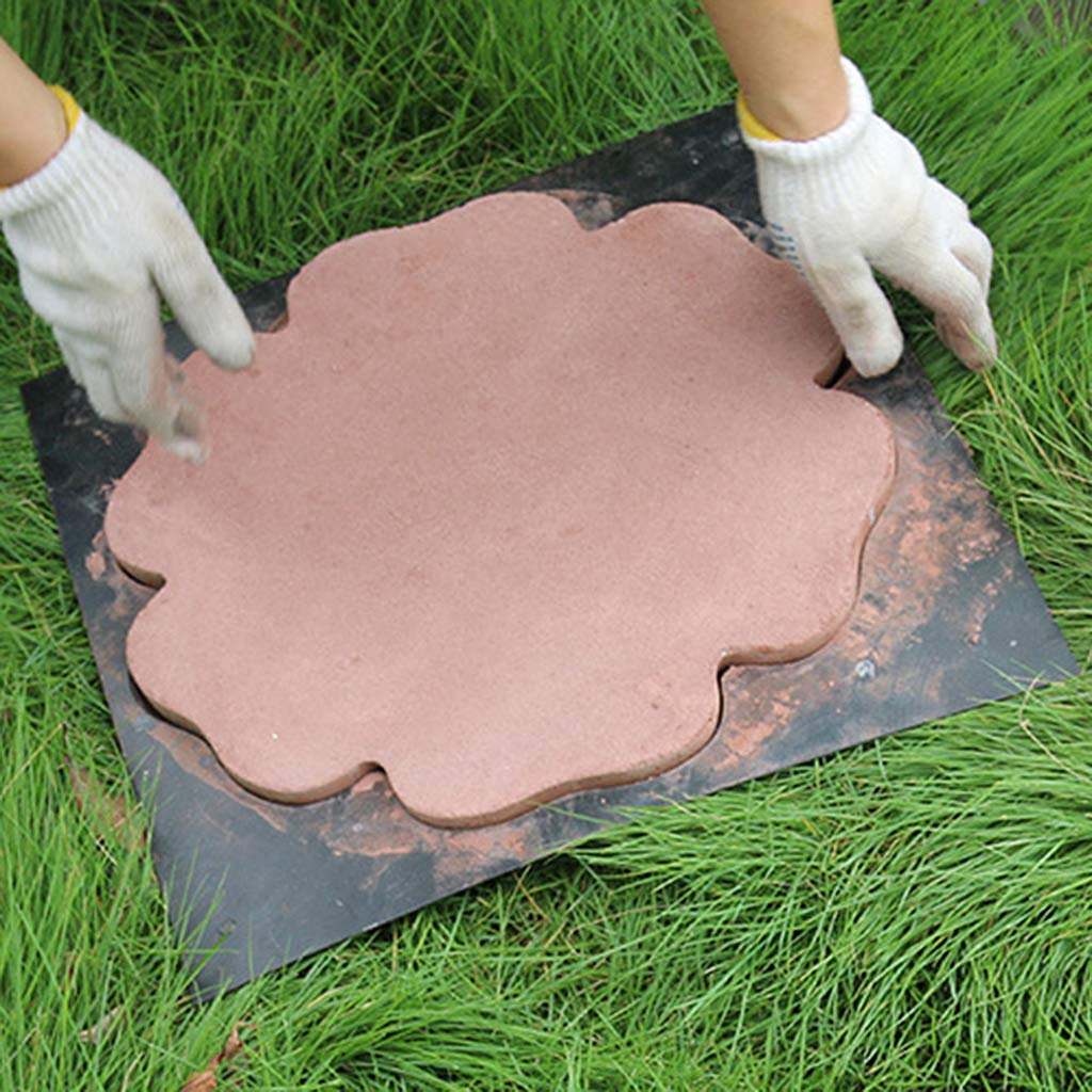 DIY Concrete Path Maker Mold - Step Stone Cement Paving Molds for Garden, Yard & Pathway Landscaping | Create Beautiful Walkways & Patio Tiles