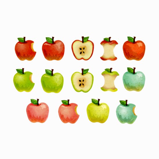 Apple Washi Roll Sticker Tape - Decorative Japanese Paper Stickers for Scrapbooking, Journaling, Planner & DIY Crafts - Perfect for Bullet Journals, Gift Wrapping & Home Decor