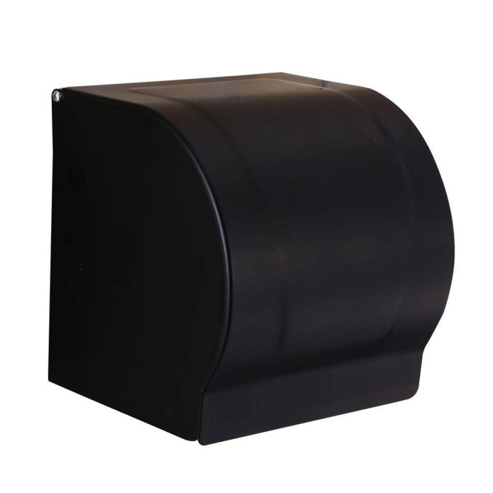 Waterproof Wall-Mounted Toilet Paper Holder - Handmade Square Tissue Box Dispenser for Bathroom, Large Roll Capacity | Perfect for Home, Office, RV & Boat Use