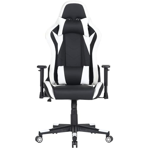 White/Black W/ Adjustable Headrest