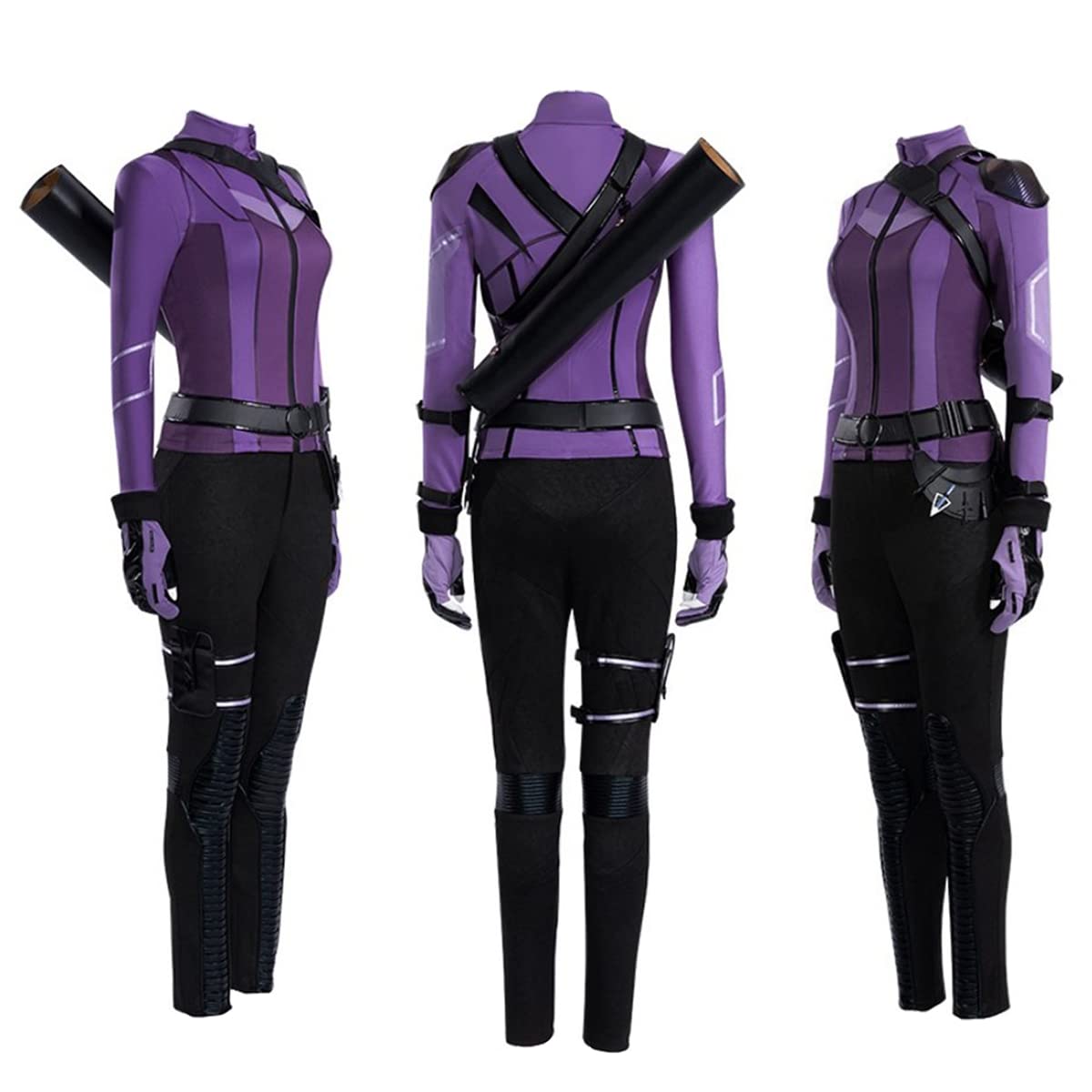 Hawkeye Cosplay Costume - Kate Bishop & Clint Barton Superhero Outfit for Halloween, Comic Con, Cosplay Events & Superhero Themed Parties