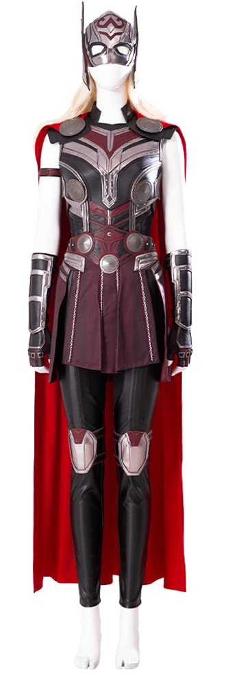 Jane Foster Cosplay Costume for Women - Love and Thunder Valkyrie Outfit Adult Full Set | Halloween, Comic Con & Cosplay Party Costume | Marvel Superhero Dress-Up