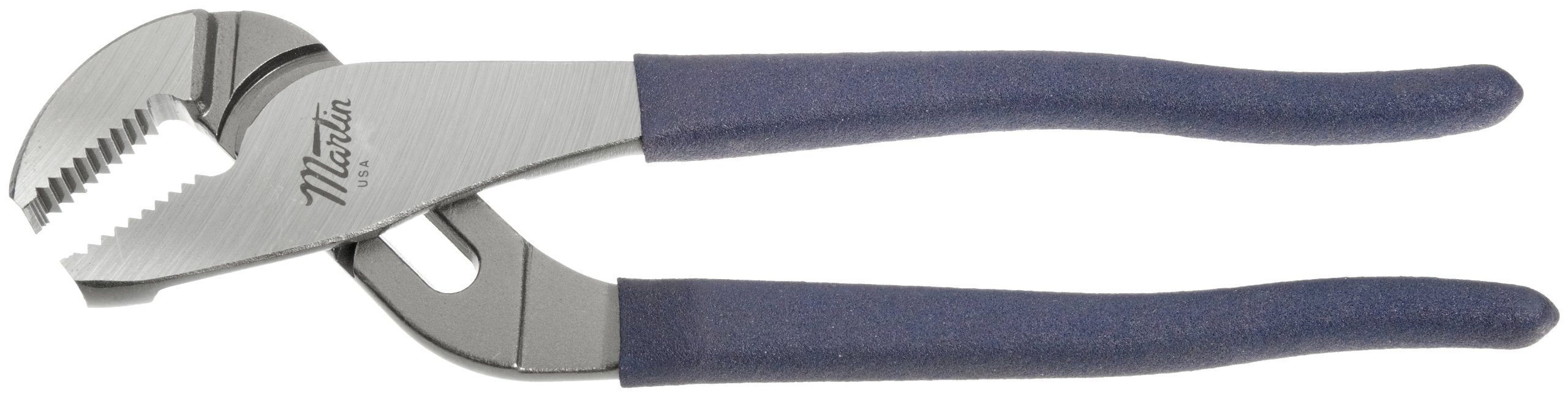 Martin P510 Tongue and Groove Pliers with Non-Slip Plastic Grip - 1-15/16