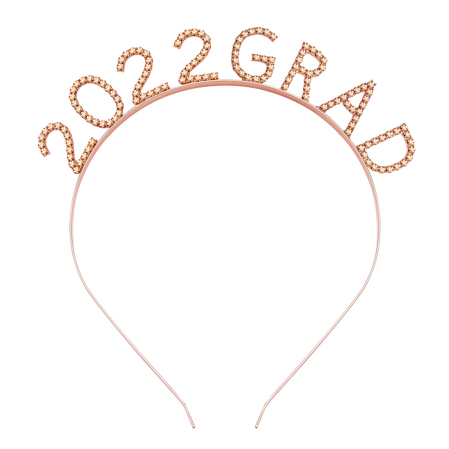 2022 Sparkling Rhinestone GRAD Headband – Elegant Graduation Gift for Women, Perfect for Graduation Parties & Celebrations | Glitter Letter Hair Accessory for Her