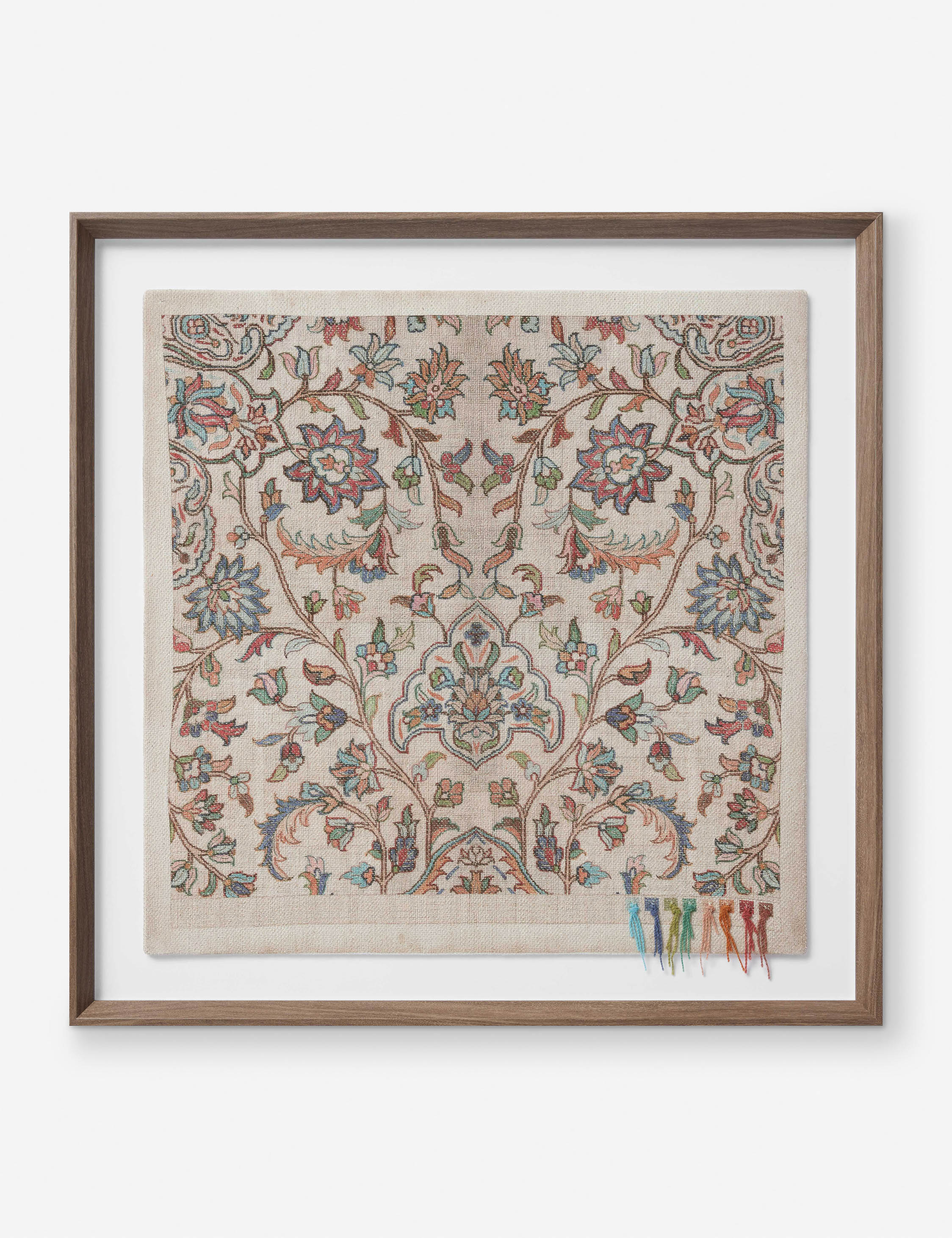 Amaryllis Textile Wall Art - Handwoven Floral Tapestry for Home Decor, Living Room & Bedroom Wall Hanging