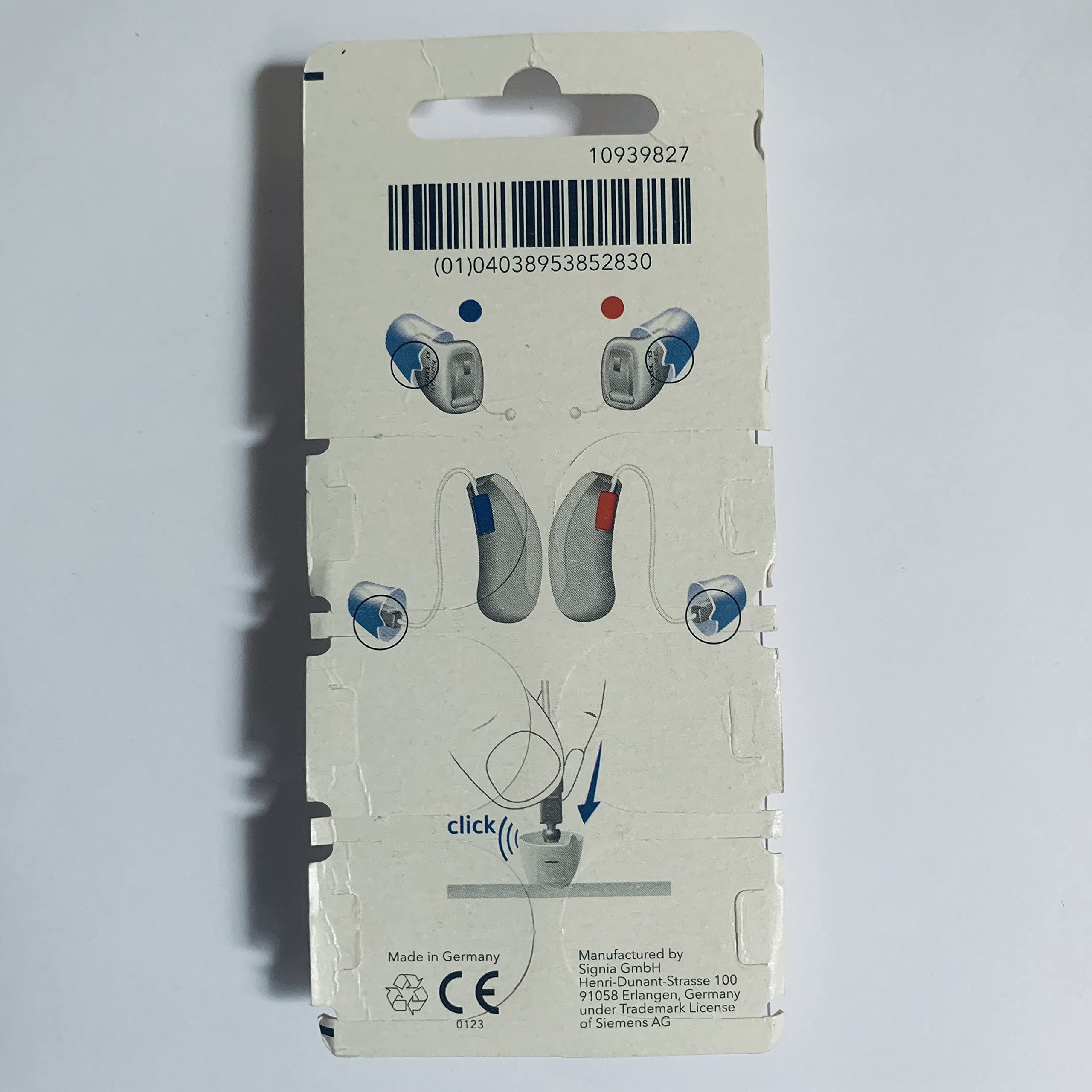 Signia Connexx Click Sleeve Dome for CIC ITC RIC Hearing Aids - Small Vented (6 Pack) - Comfortable Secure Fit for Invisible Hearing Devices - Perfect for Daily Use at Work, Home & Social Events