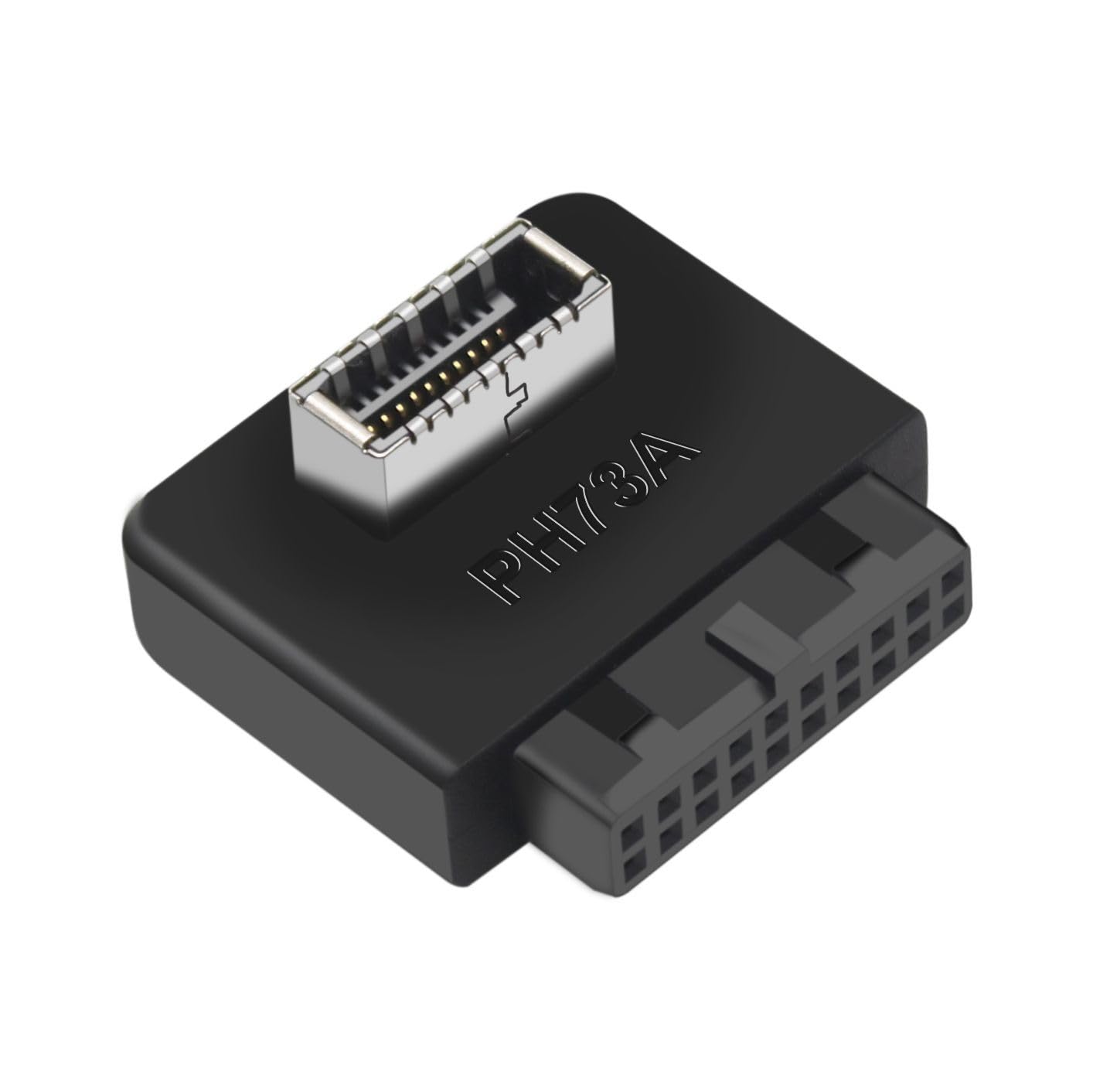 Lilila-ree USB 3.2 Gen1 to Gen2 Adapter - Type-C Motherboard Converter for PC Builds