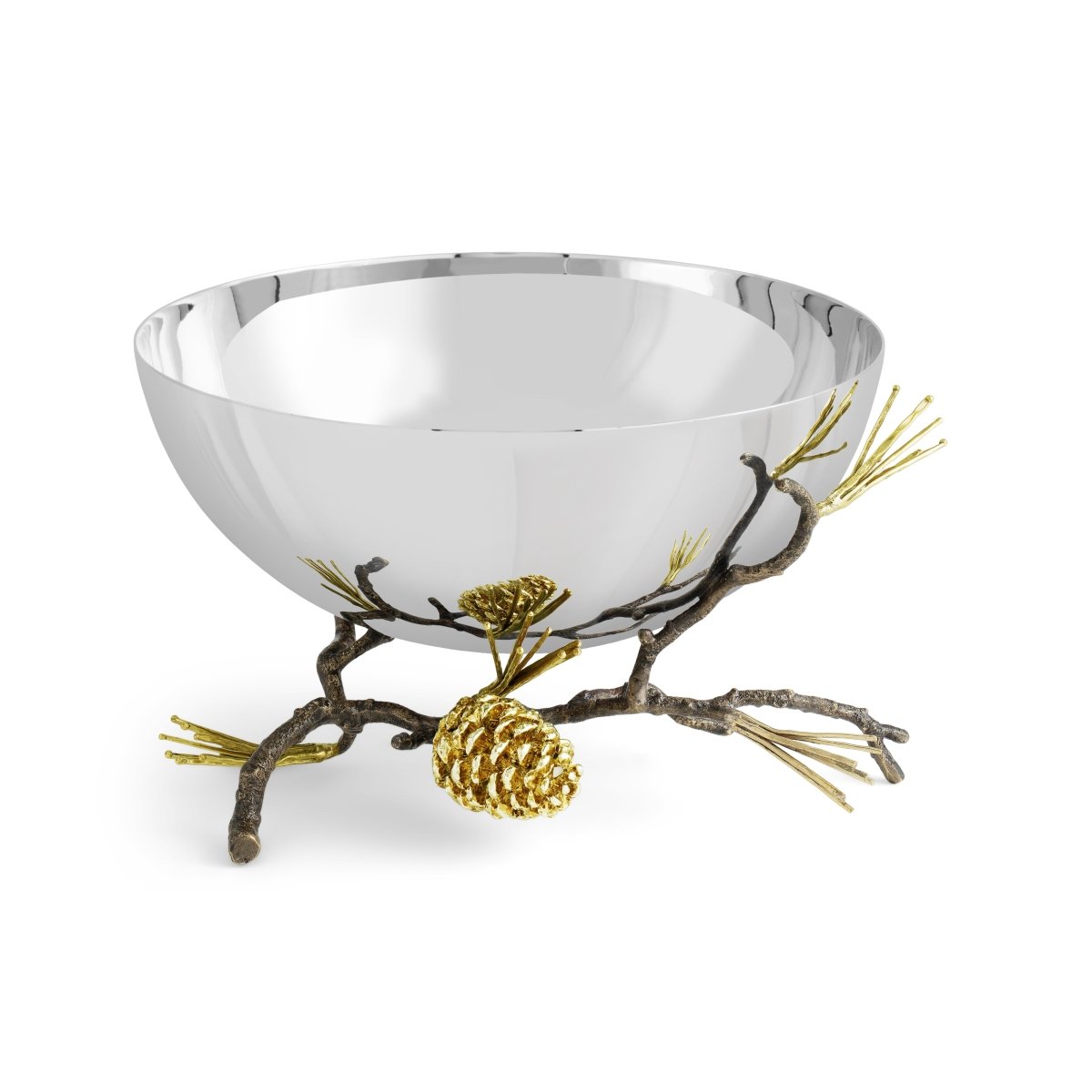 Handmade Pine Cone Serving Bowl - Natural Wood Fruit & Nut Bowl for Rustic Home Decor - Perfect for Thanksgiving, Christmas & Holiday Tablescapes