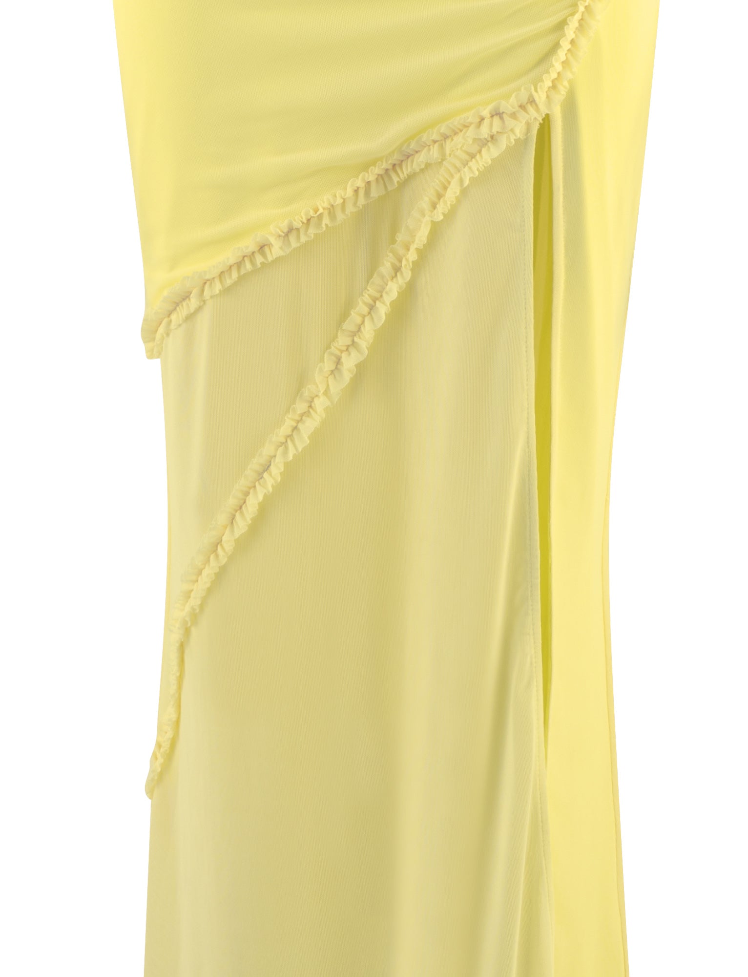 MIARA DRESS - Women's Floral Summer Dress in Pale Yellow & Citrus Yellow | Lightweight Breathable Fabric for Beach, Vacation, and Casual Wear