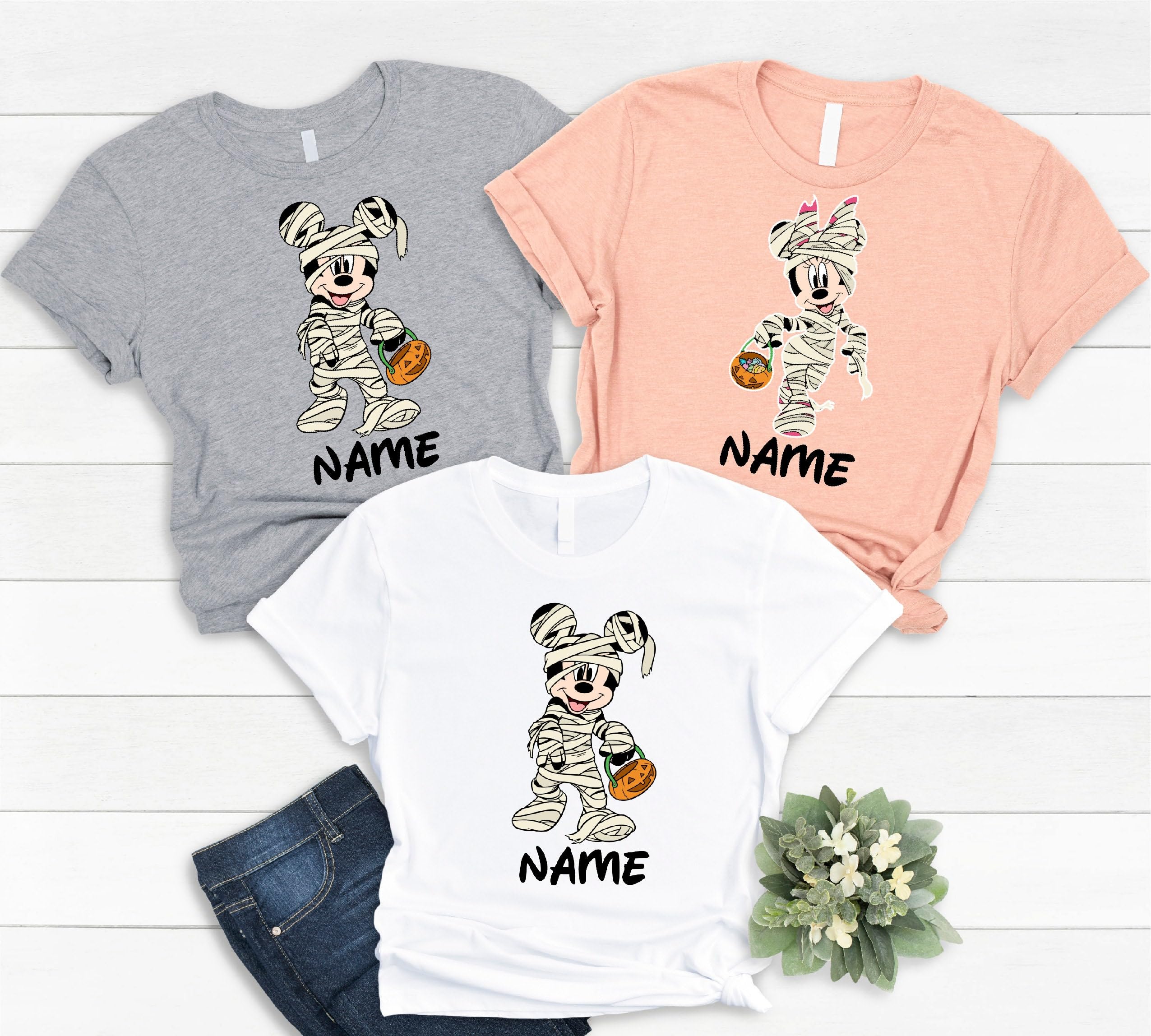 **Custom Halloween Matching Family Shirts - Personalized Mummy & Name Designs for Halloween Parties, Trips & Spooky Season Fun**    **Optimized for SEO & Scenarios:**   