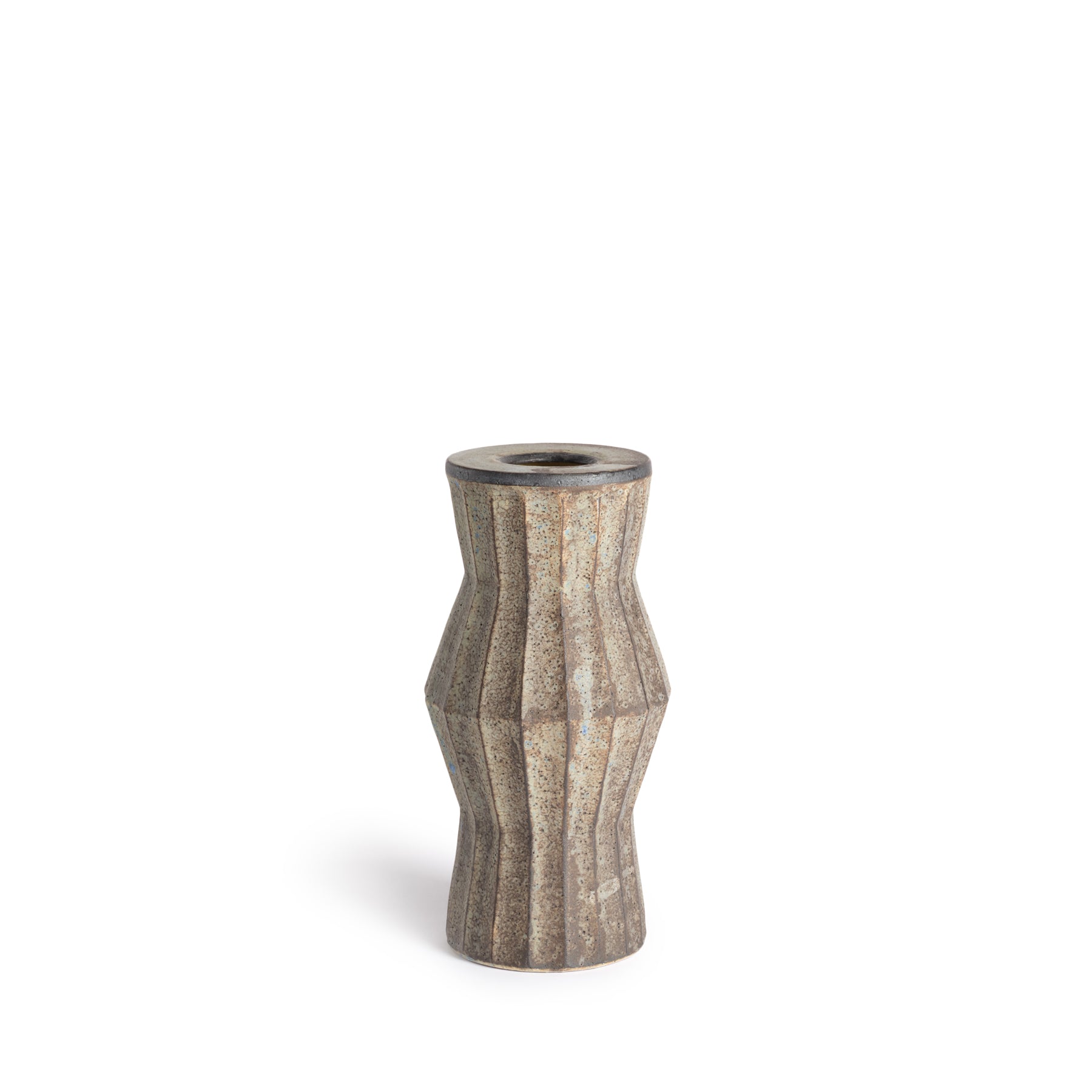 Indigo Blue Ceramic Column Vase - Elegant Home Decor for Centerpieces, Wedding Decor, and Modern Tabletop Display