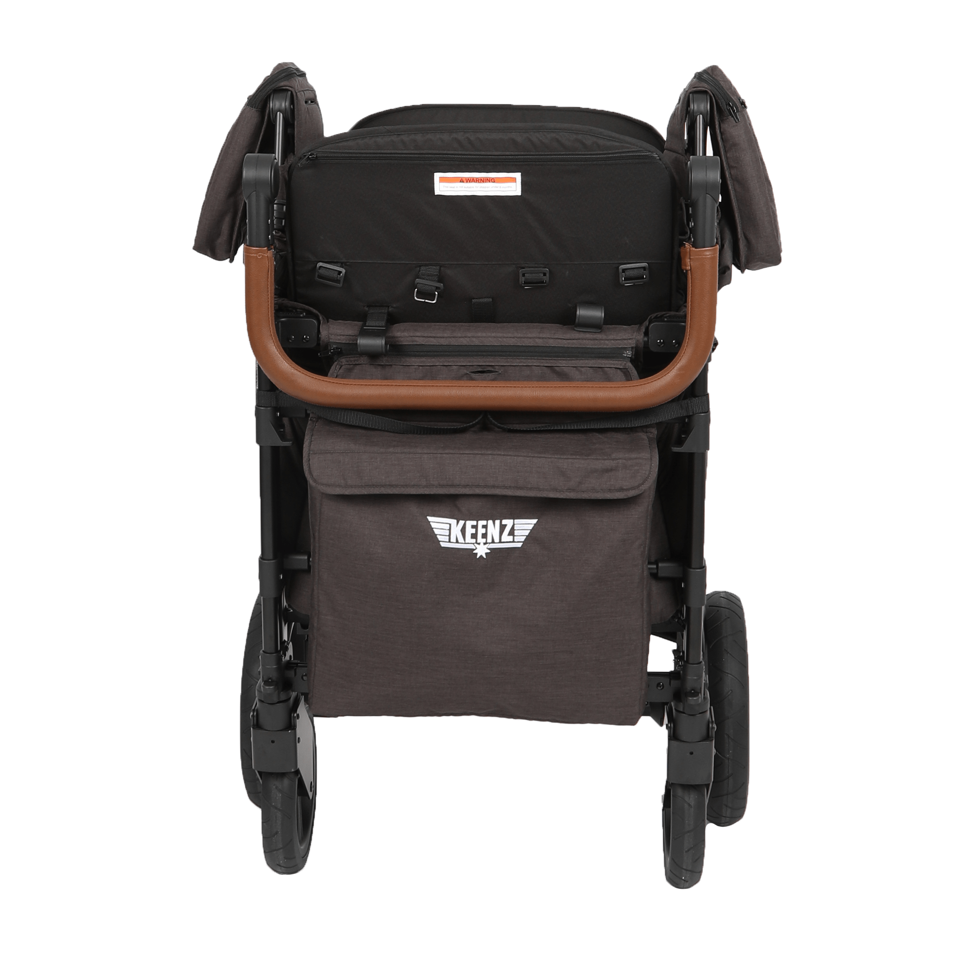Keenz XC+2.0 Stroller Wagon for 4 Passengers - All-Terrain Baby & Kids Wagon with Canopy - Perfect for Beach, Park, and Family Outings