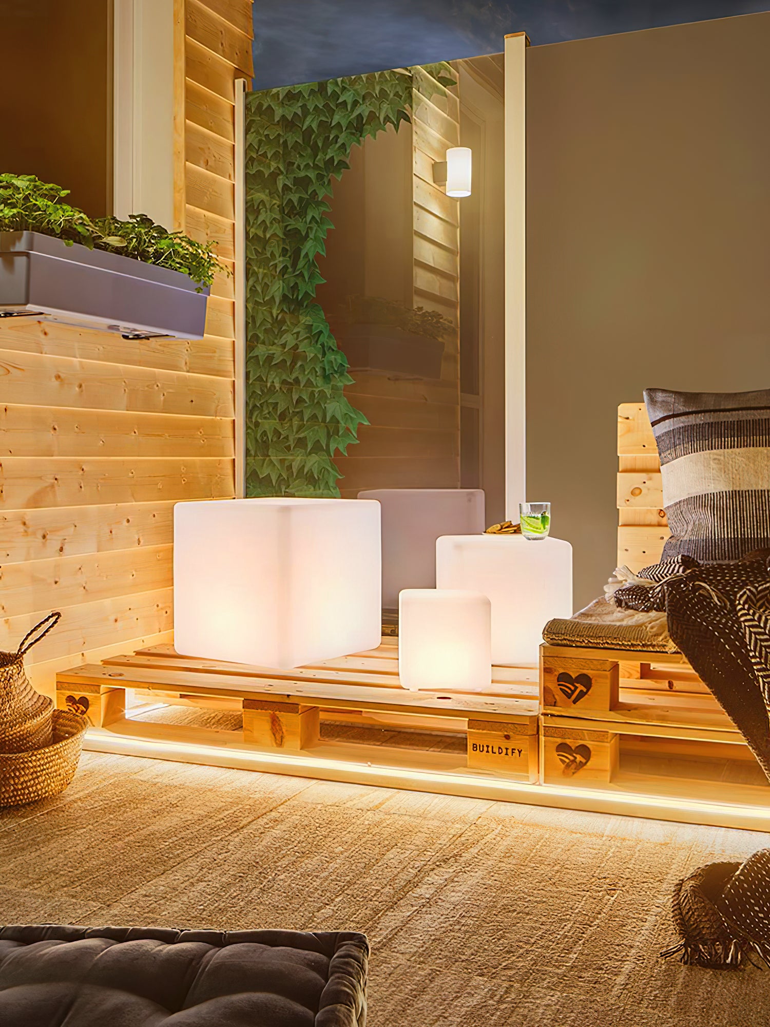 Creative LED Cube Lamp - Modern 3D Night Light for Bedroom, Desk & Home Decor - Perfect for Relaxation, Gifts & Ambient Lighting