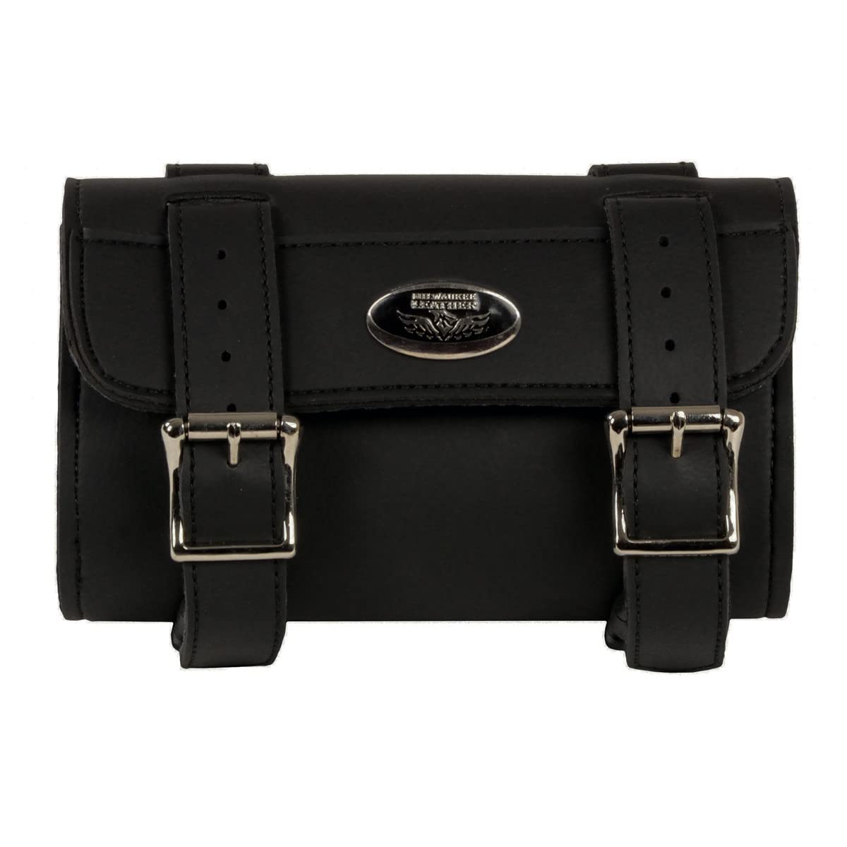 SH49805 Black Small PVC Windshield Bag - Durable Motorcycle Storage for Maps, Phones & Essentials | Perfect for Road Trips & Commuting