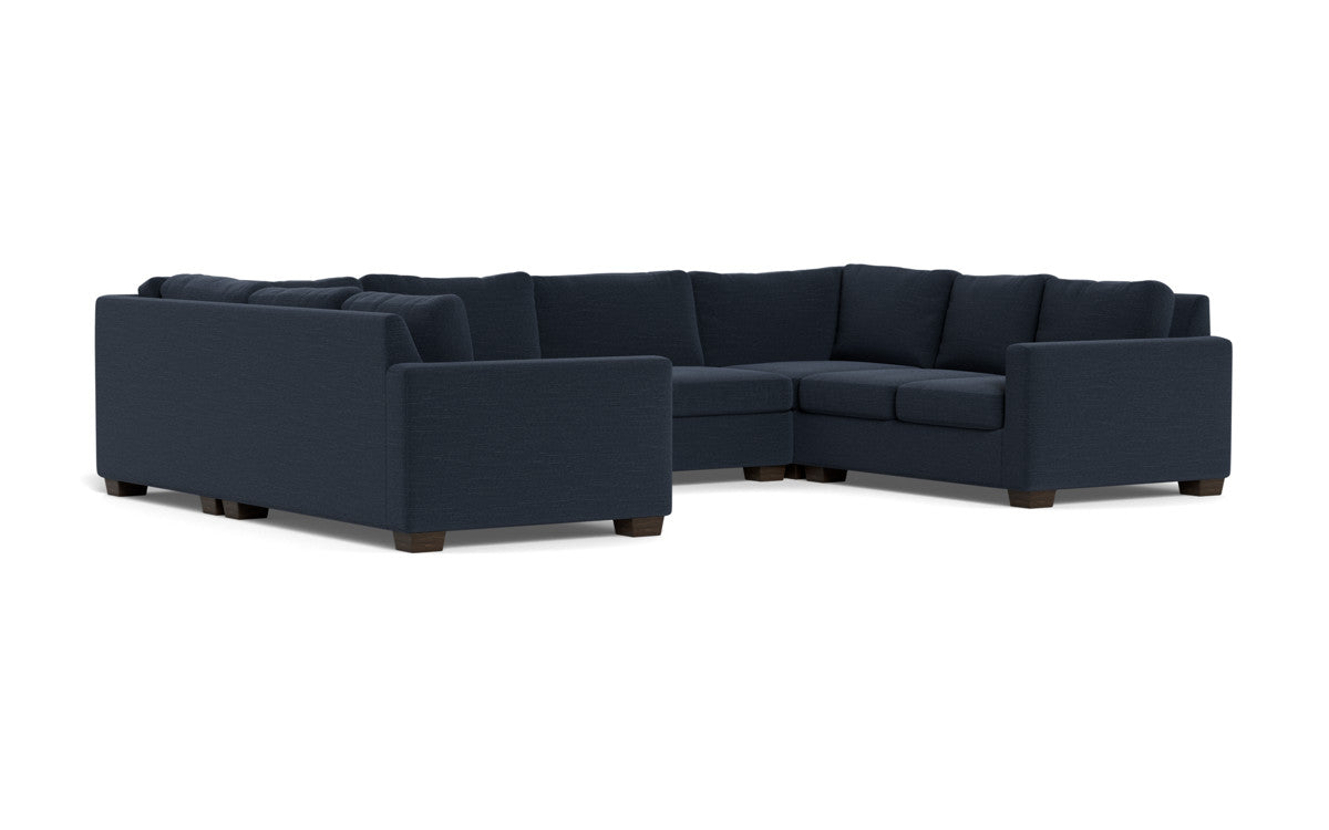 Track 141 Corner Sleeper Sofa U Sectional - Modern L-Shaped Convertible Couch Bed with Storage | Perfect for Small Spaces, Guest Rooms & Apartments